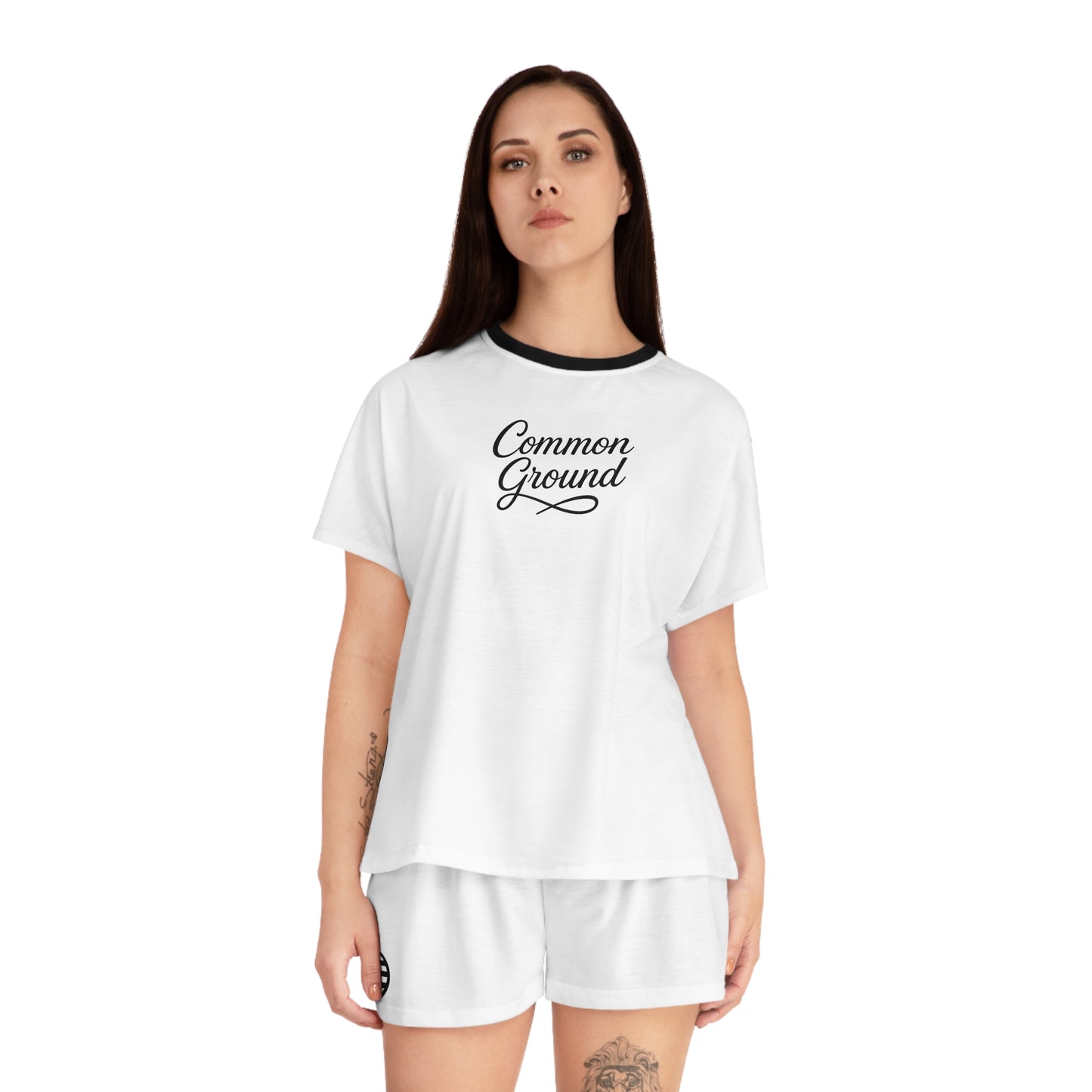 Common Ground Women's Pajama Set - Short Sleeve & Shorts Sleepwear
