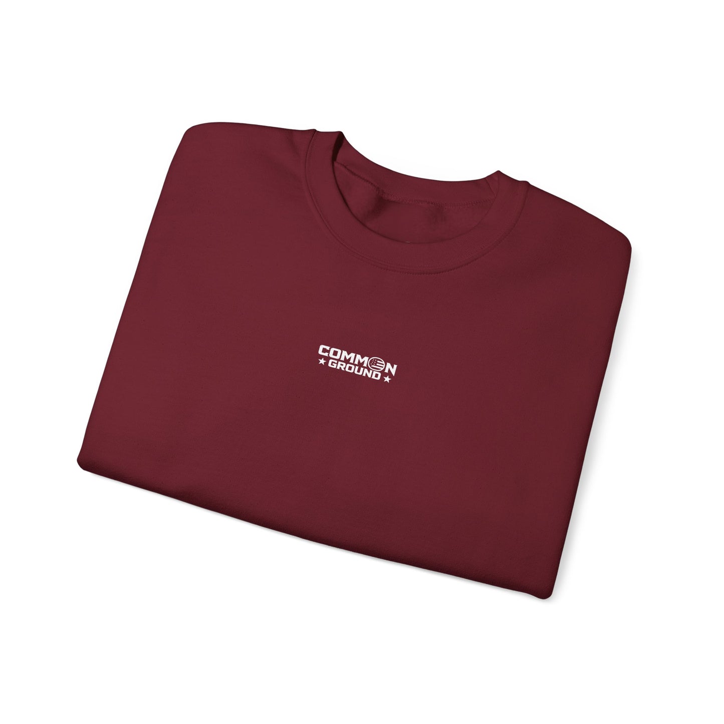 Crewneck Sweatshirt — Minimal 'Common Ground' Logo Casual Pullover