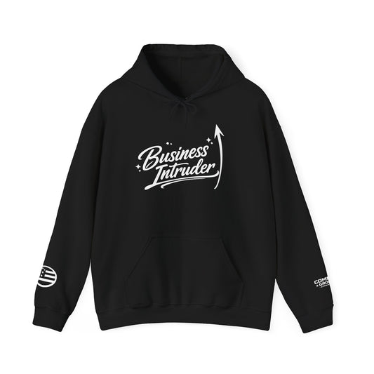 Business Intruder Hoodie — Motivational Entrepreneur Graphic Pullover
