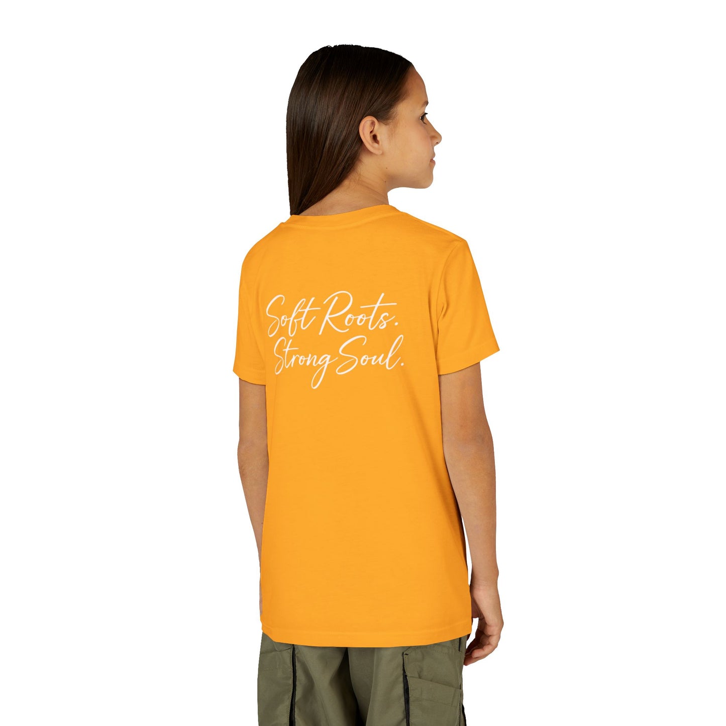 Soft Roots Strong Soul Youth Tee — Inspirational Kids T-Shirt