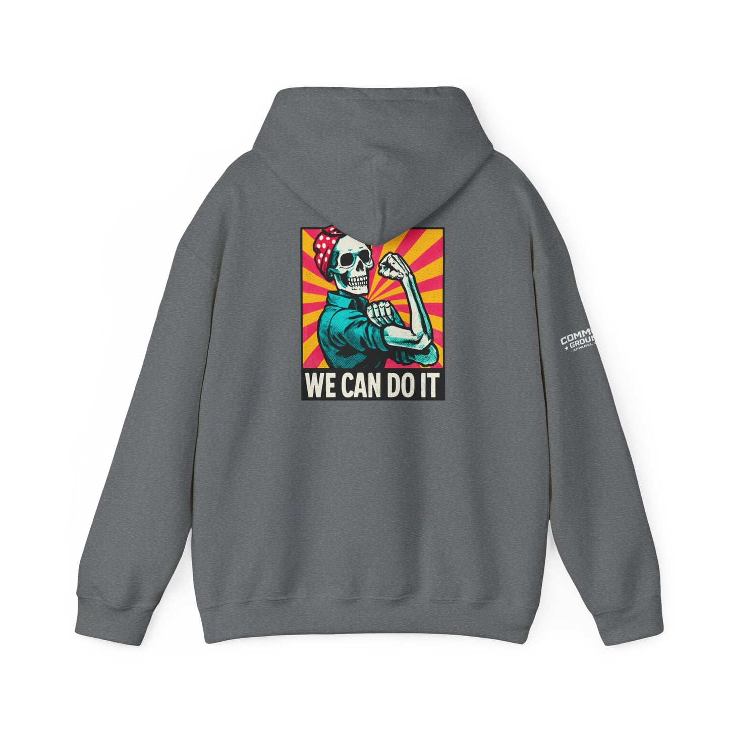Skull Rosie 'We Can Do It' Hoodie