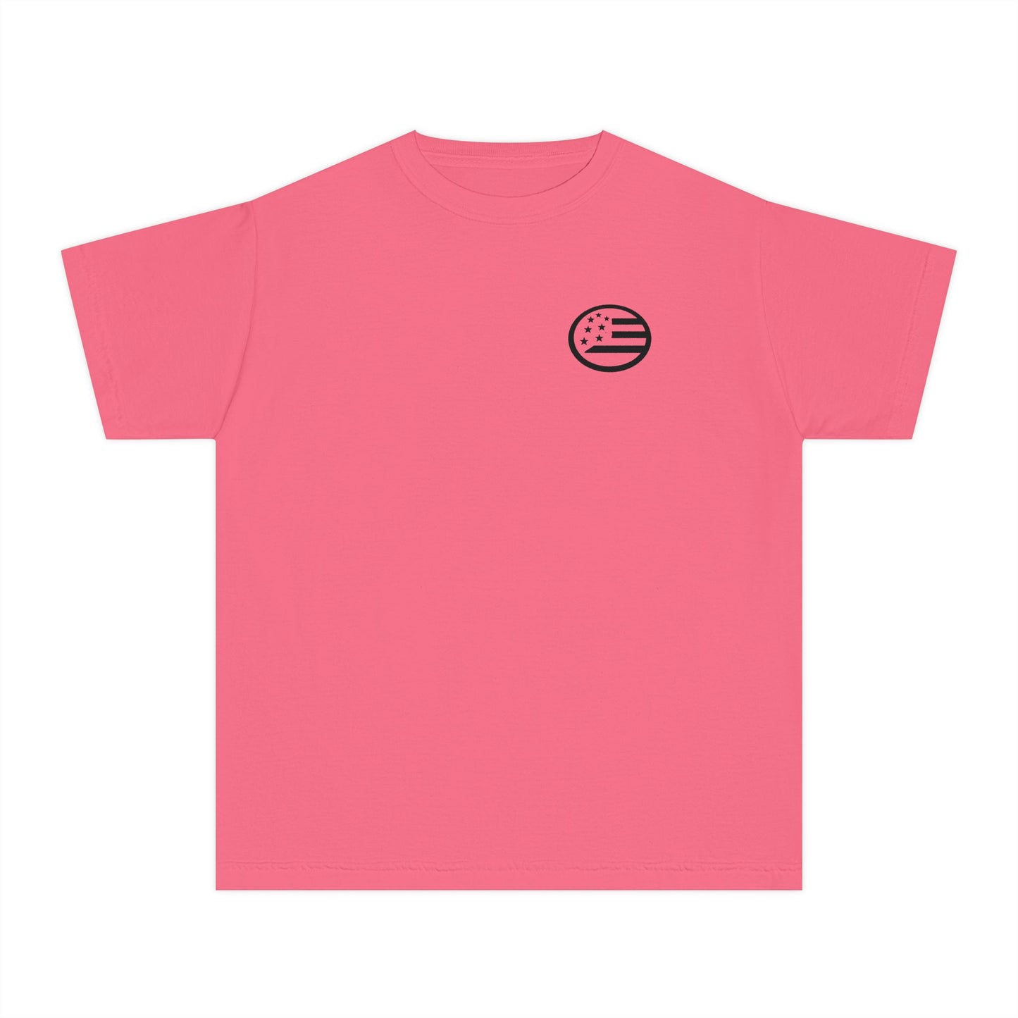 Youth Tee — 'Young, Wild & Free' Graphic T-Shirt (Sun Logo)