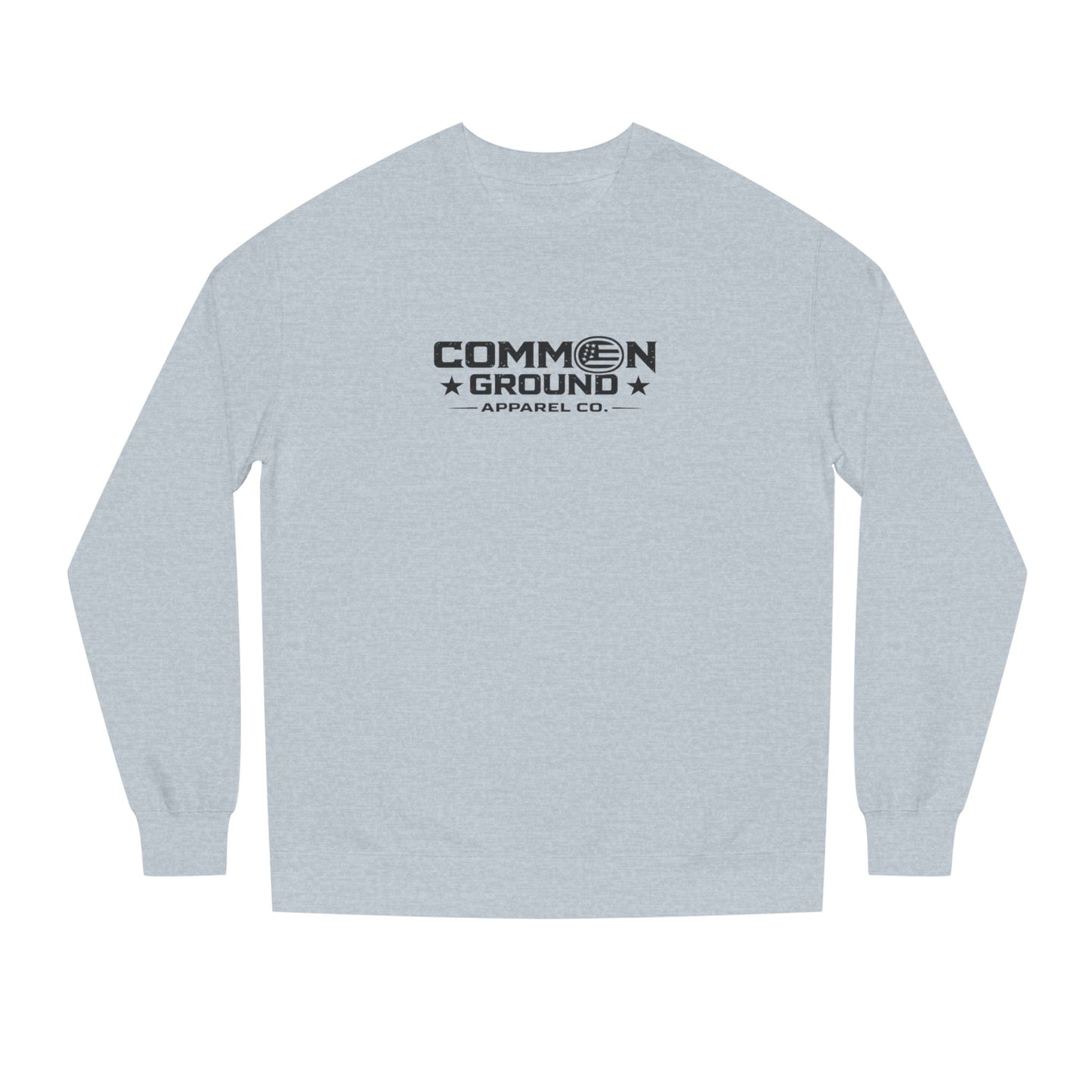 Common Ground Crewneck Sweatshirt – Minimal Logo Pullover