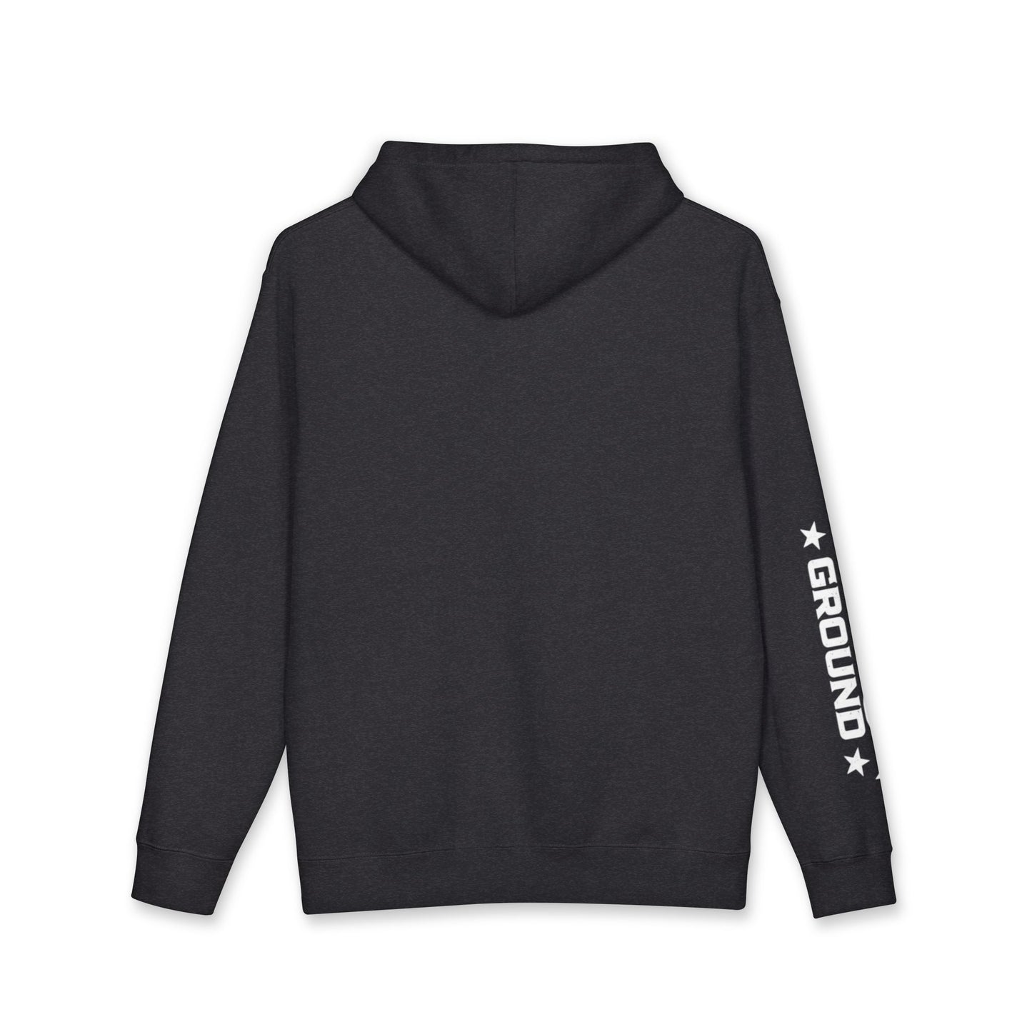 Grace Under Pressure Hoodie — 'Grace under pressure' Script Pullover with CommOn/Ground Sleeve Graphics