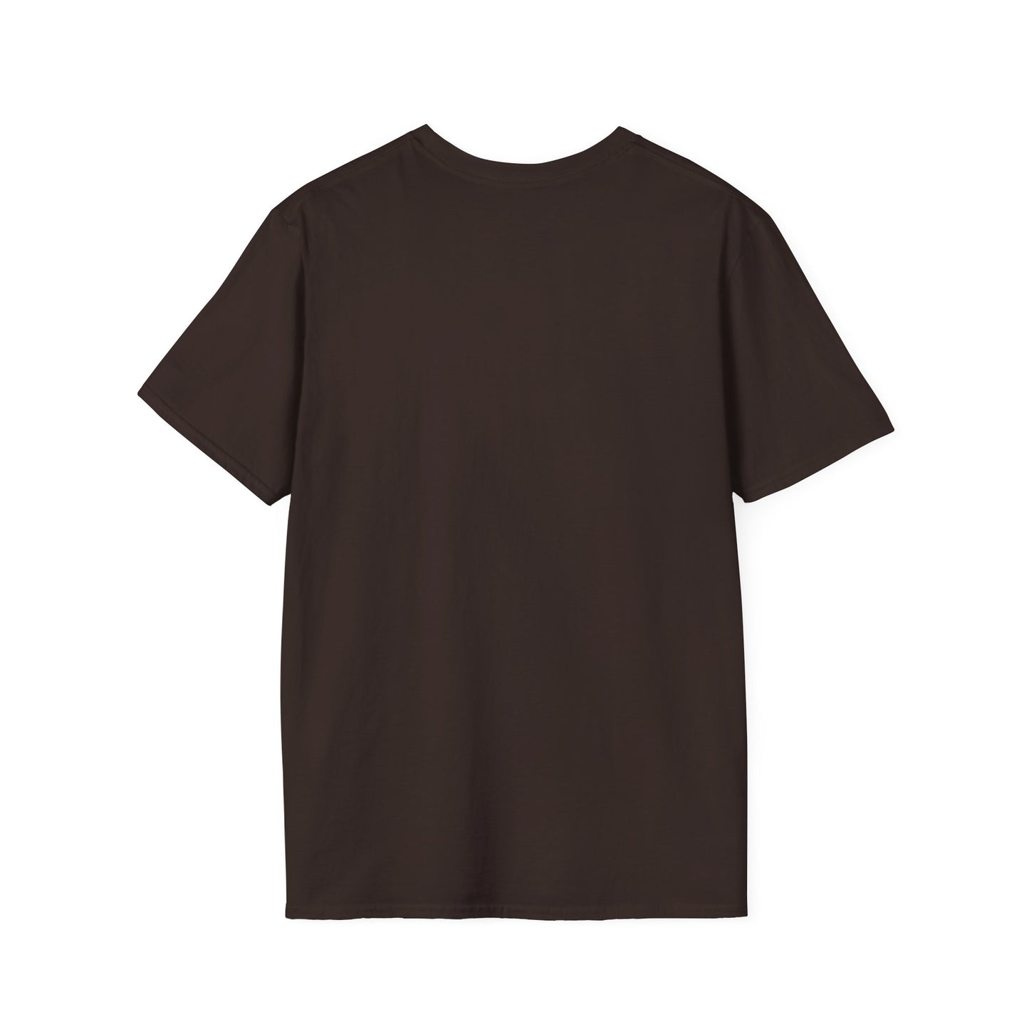 Graphic T-Shirt — Small Yellow Circular Logo Chest Print