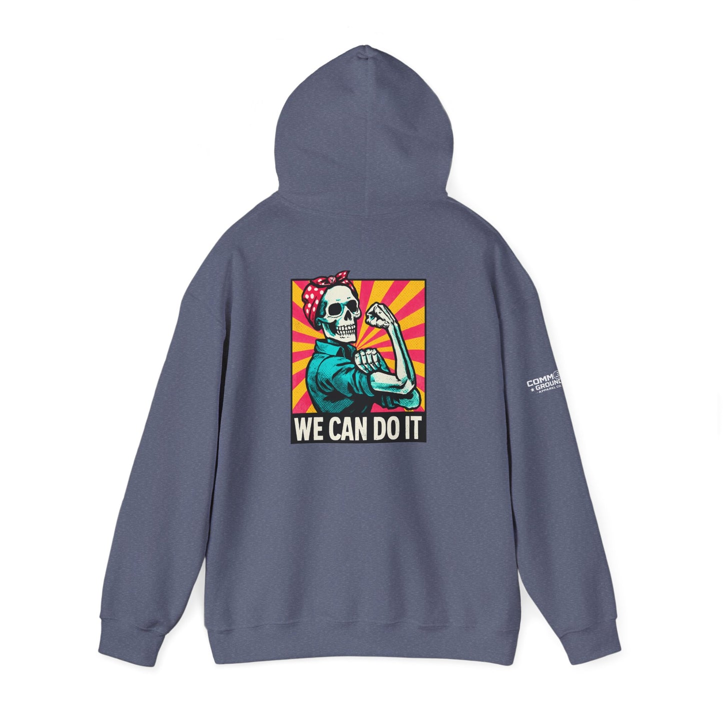 Skull Rosie 'We Can Do It' Hoodie