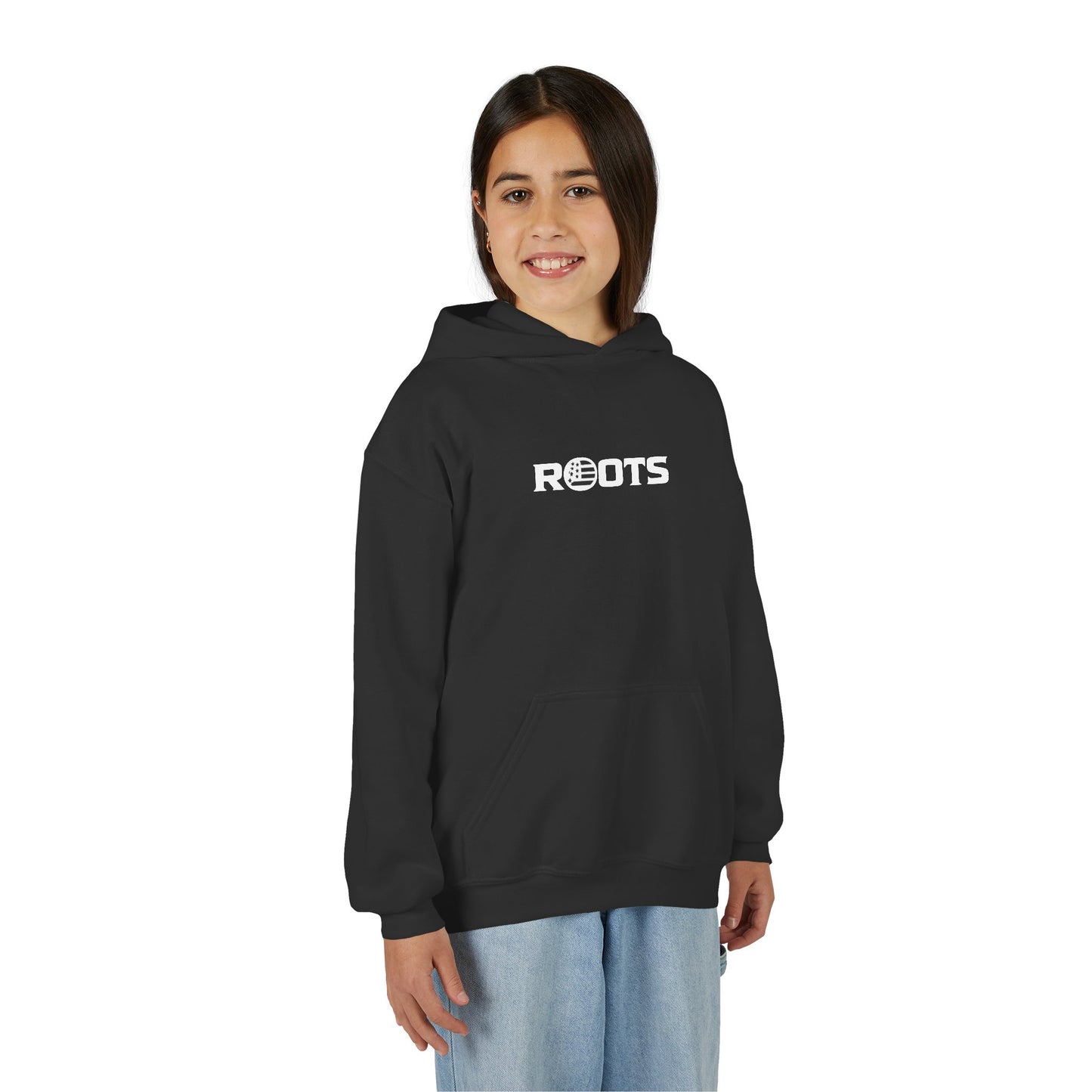 Youth Hoodie - "Roots" Front & "America Since 1776" Patriotic Back