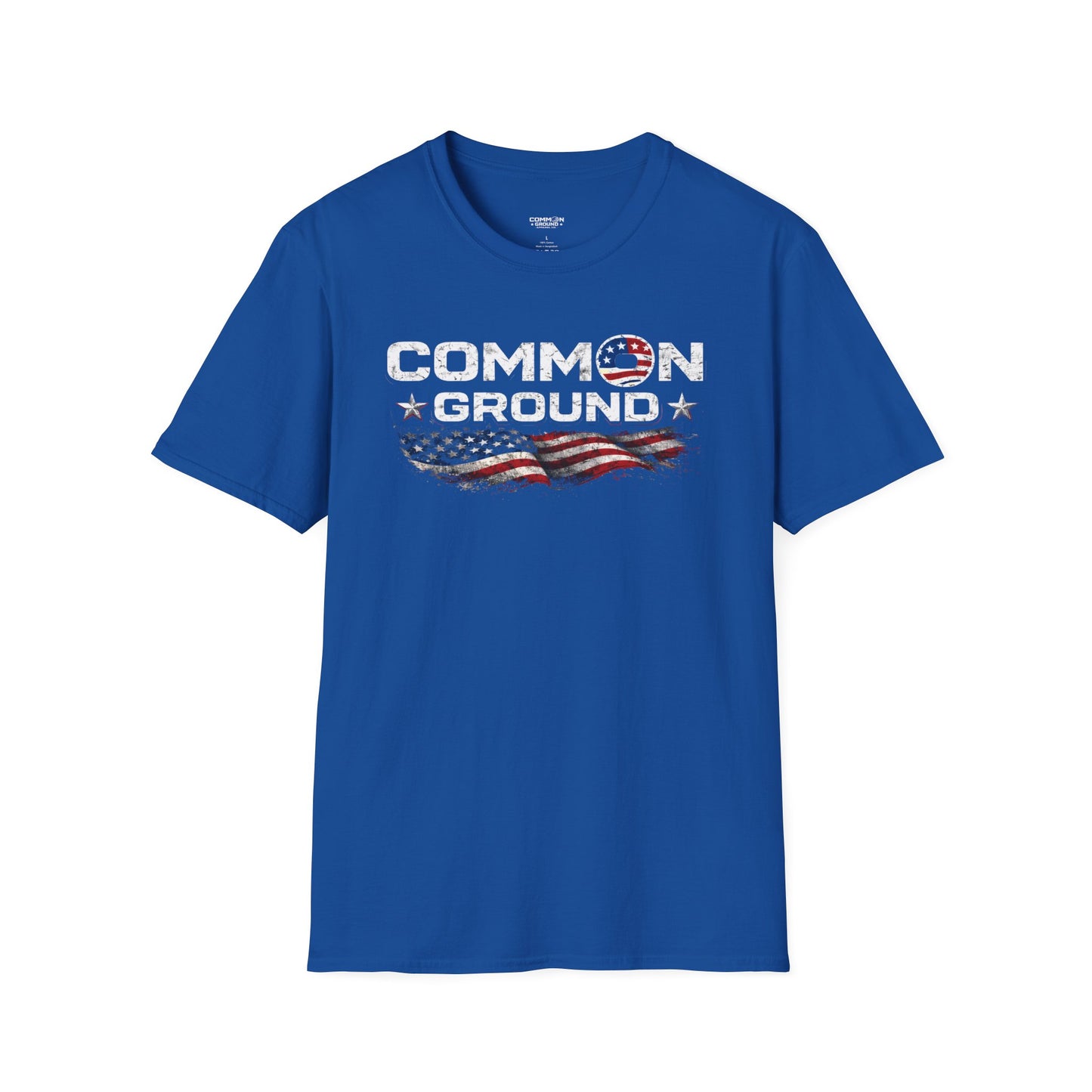 Common Ground T-Shirt — Patriotic American Flag Unity Tee