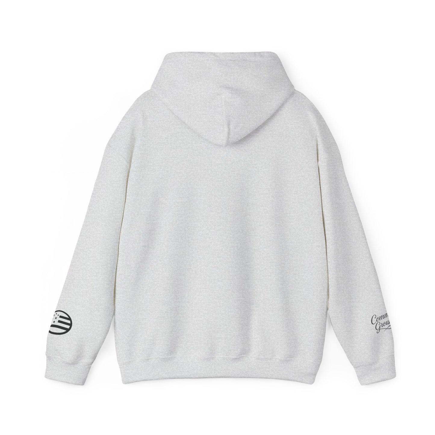 Freedom Logo Hoodie — Minimal Patriotic Graphic Pullover