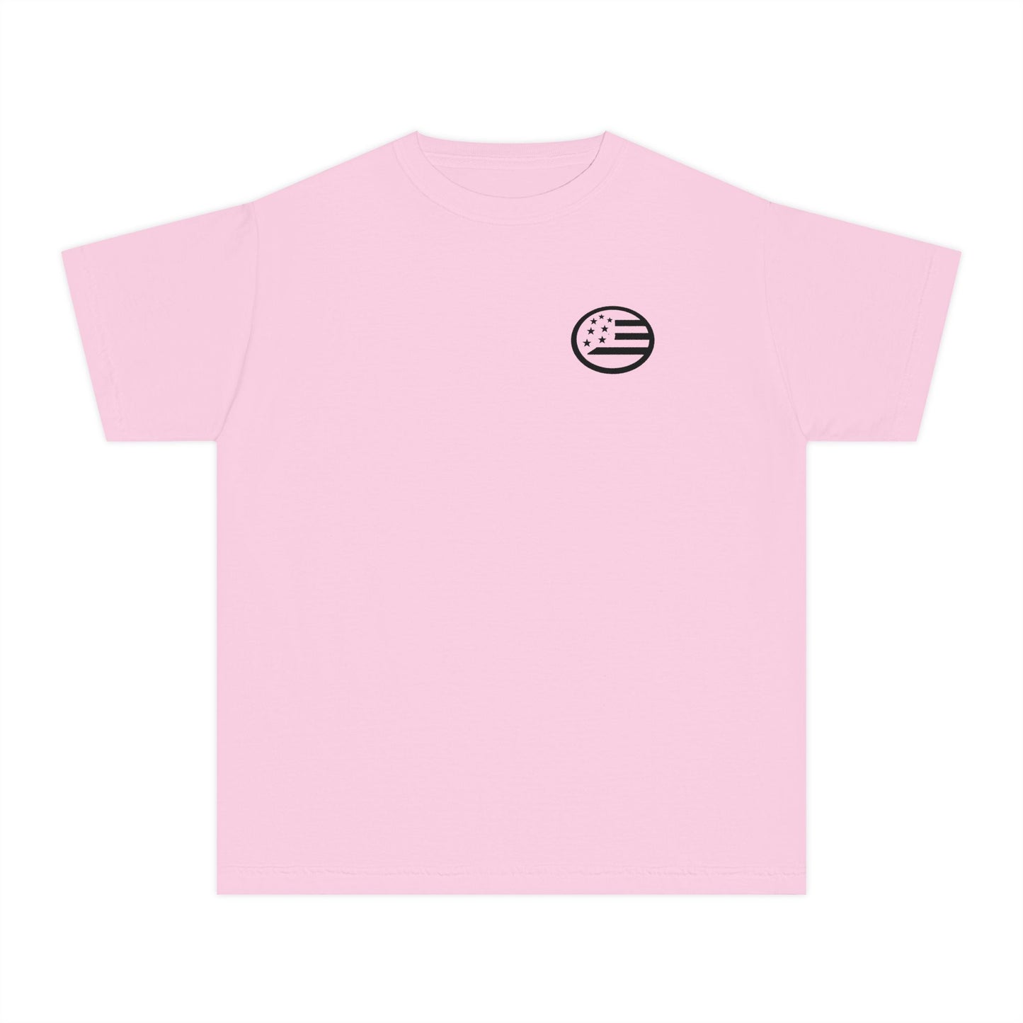 Youth Tee — 'Young, Wild & Free' Graphic T-Shirt (Sun Logo)