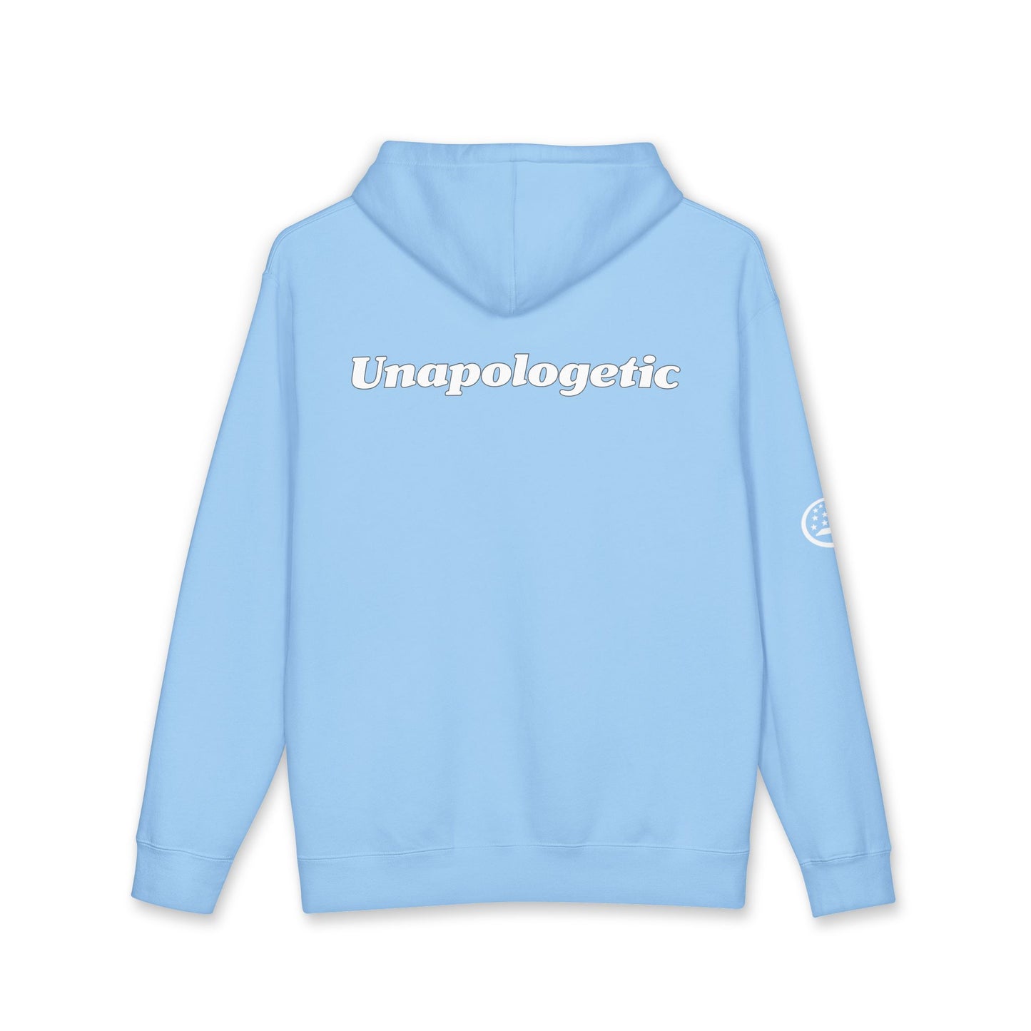 Unapologetic Hoodie — Bold Script Pullover Hoodie