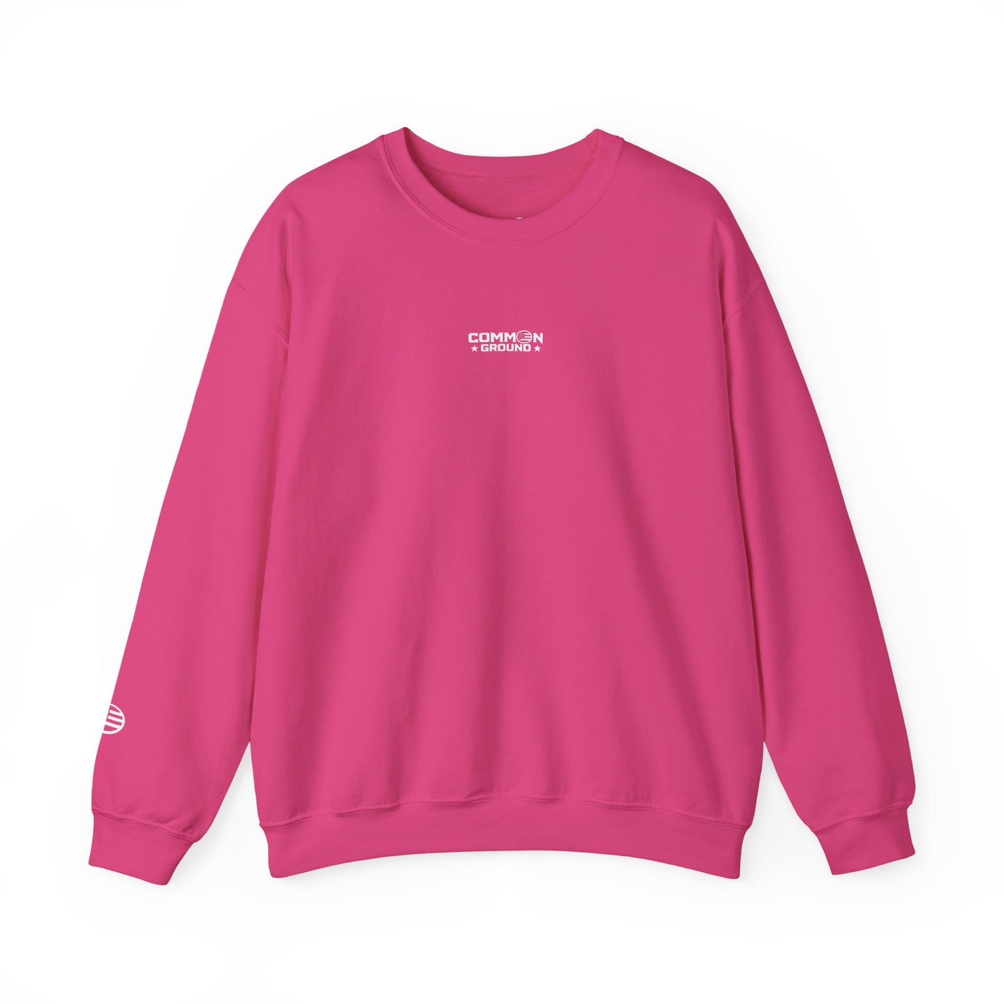 Crewneck Sweatshirt — Minimal 'Common Ground' Logo Casual Pullover