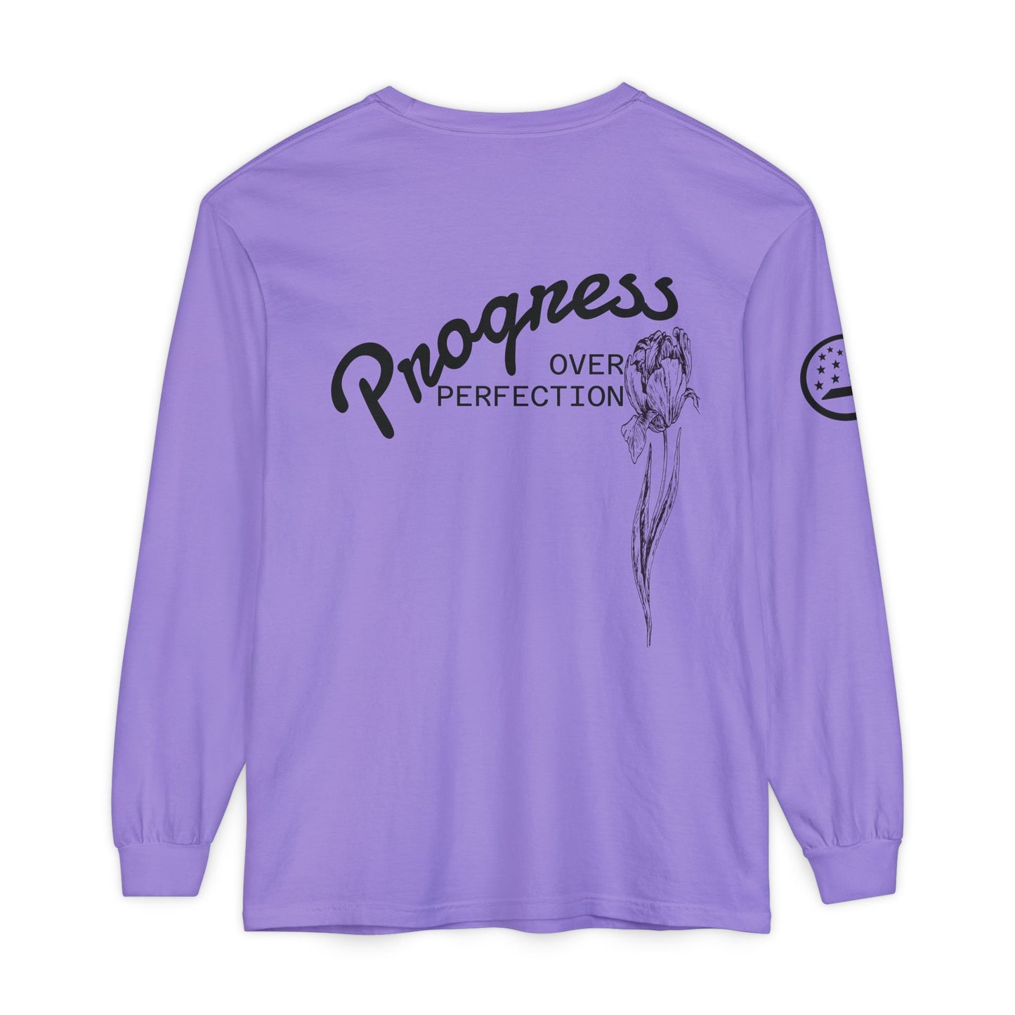 Progress Over Perfection Long Sleeve T‑Shirt