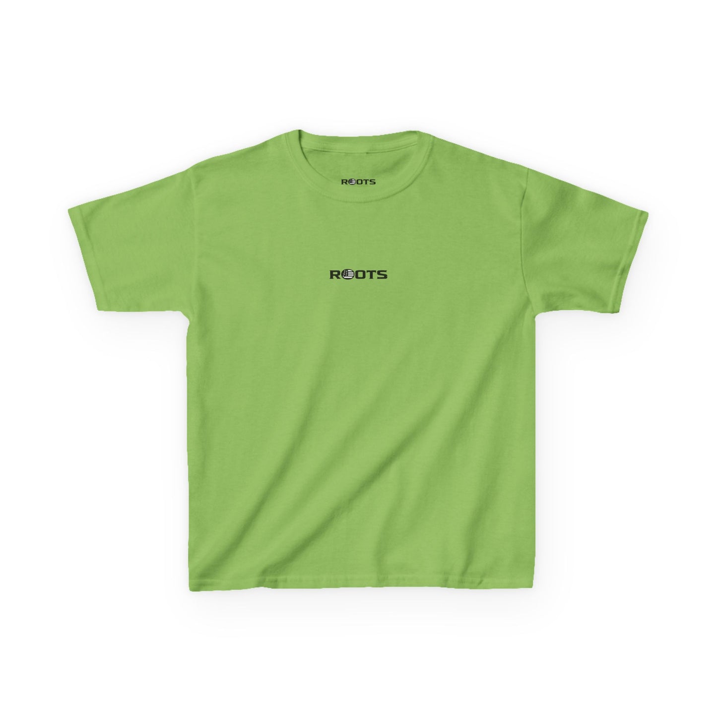 Kids 'ROOTS' Minimalist White Tee — Youth Graphic T‑Shirt