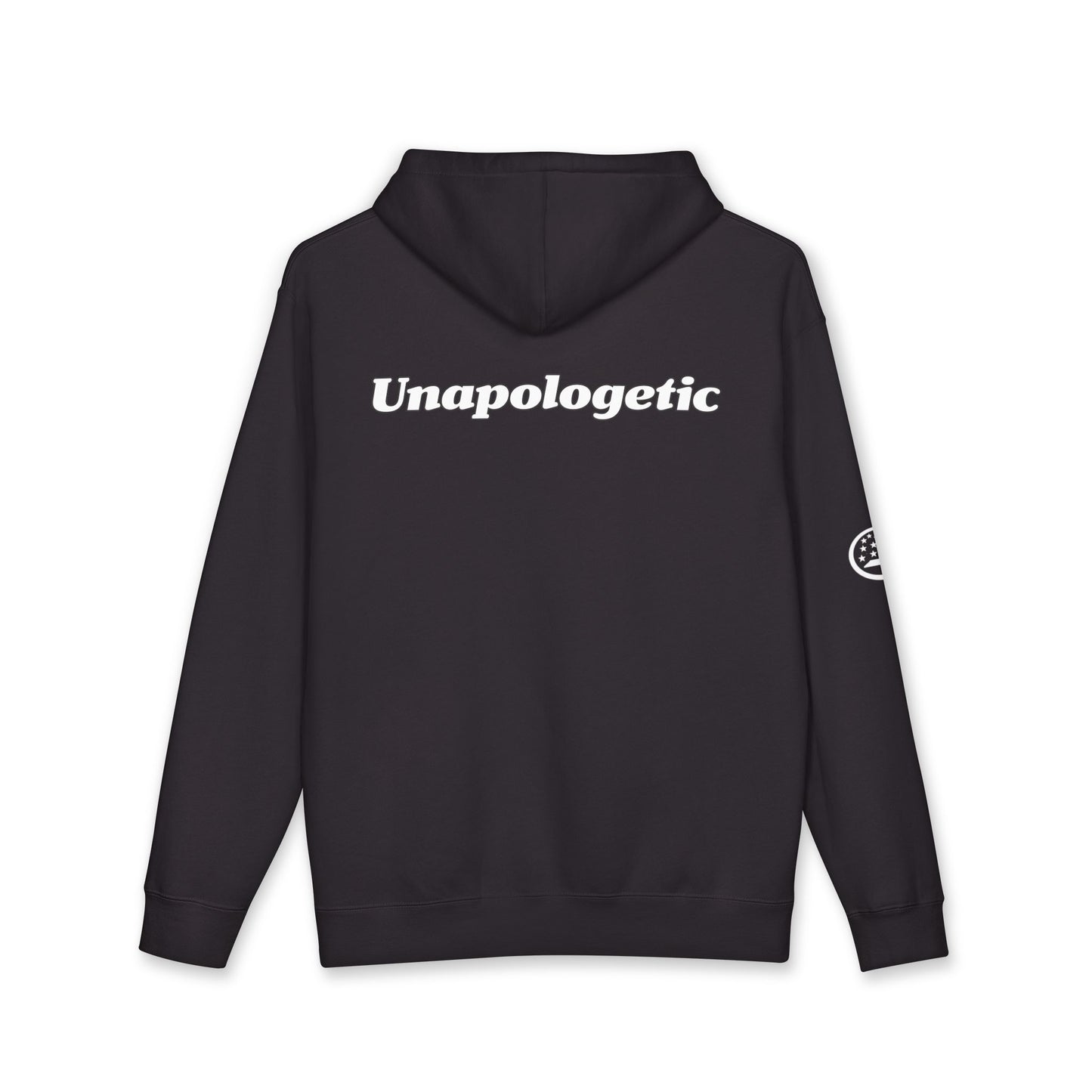 Unapologetic Hoodie — Bold Script Pullover Hoodie