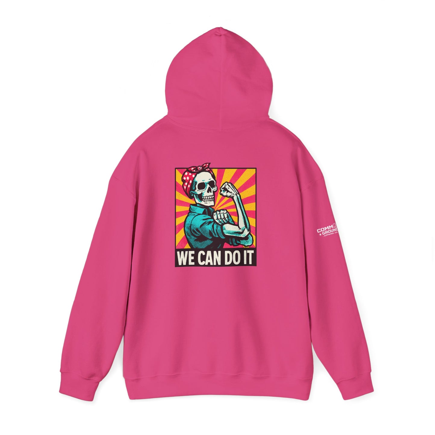 Skull Rosie 'We Can Do It' Hoodie