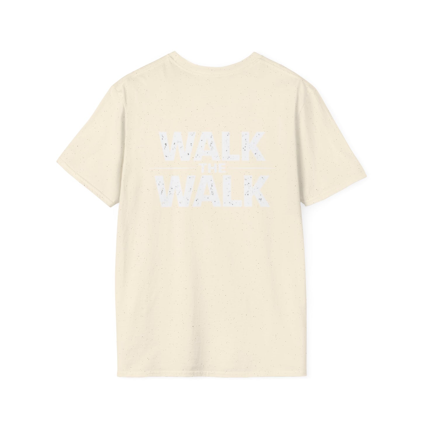 Walk The Walk T-Shirt — Motivational Graphic Tee with Badge Logo