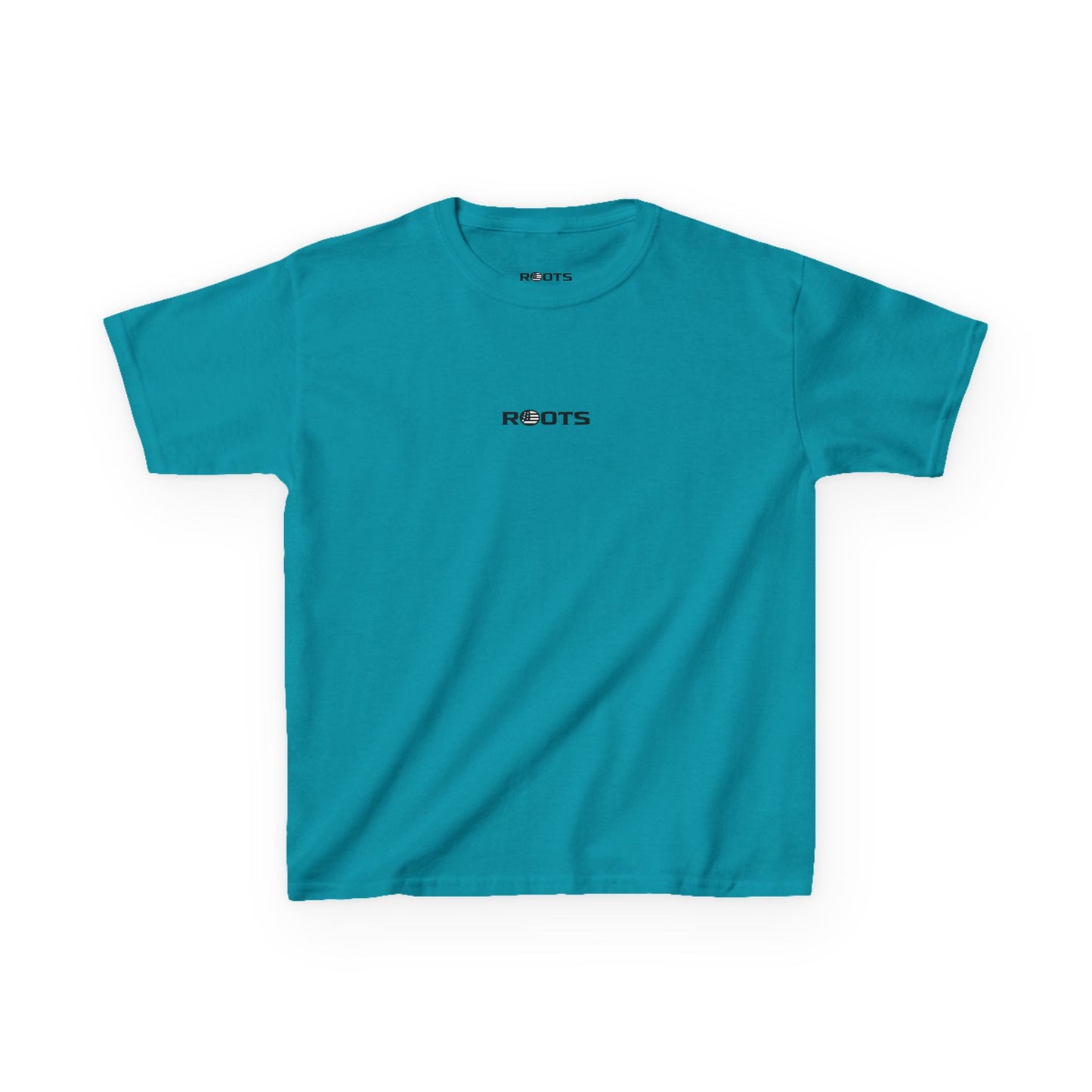 Kids 'ROOTS' Minimalist White Tee — Youth Graphic T‑Shirt