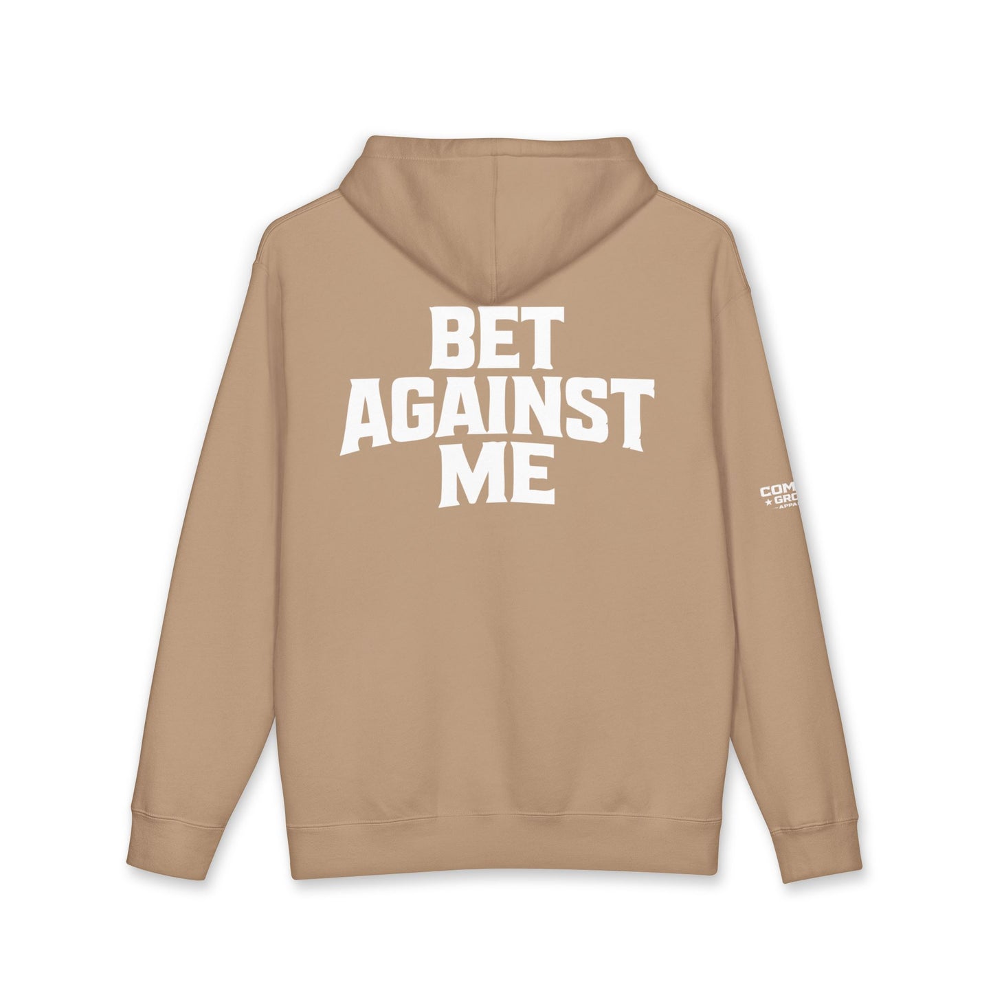 Hoodie — "Bet Against Me" Graphic Hooded Sweatshirt