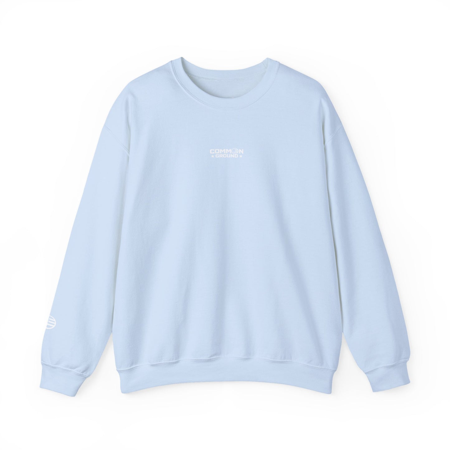 Crewneck Sweatshirt — Minimal 'Common Ground' Logo Casual Pullover