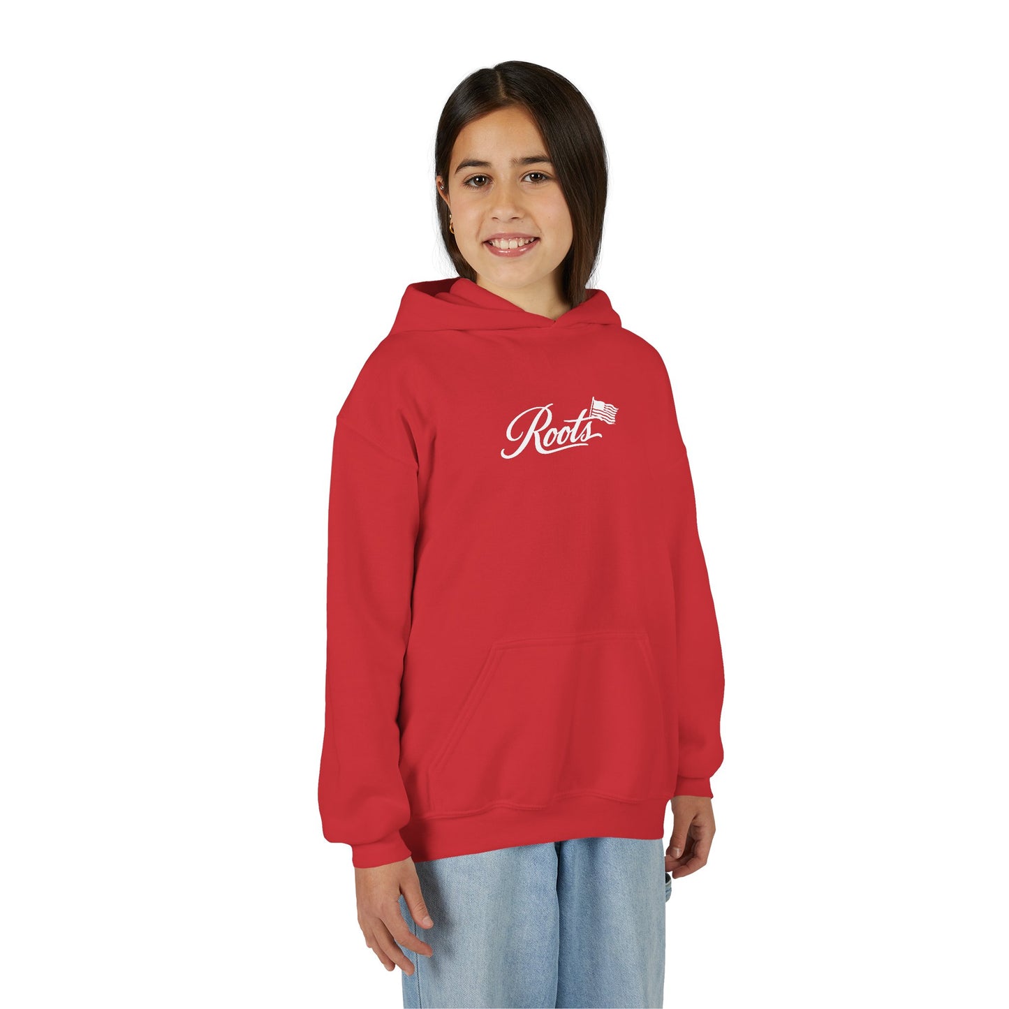 Youth Hoodie - "Wild and Free" Patriotic Roots Graphic Pullover