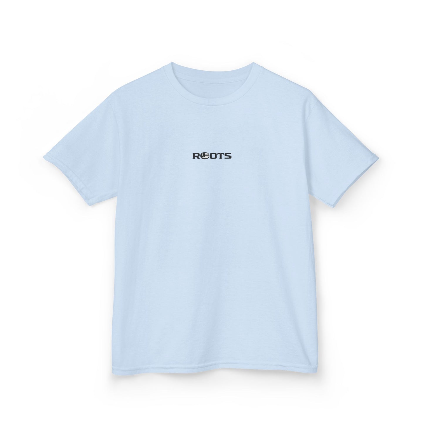 Kids 'ROOTS' Minimalist White Tee — Youth Graphic T‑Shirt