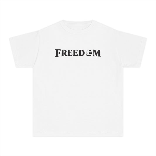 Freedom Youth Tee — Patriotic American Flag Design