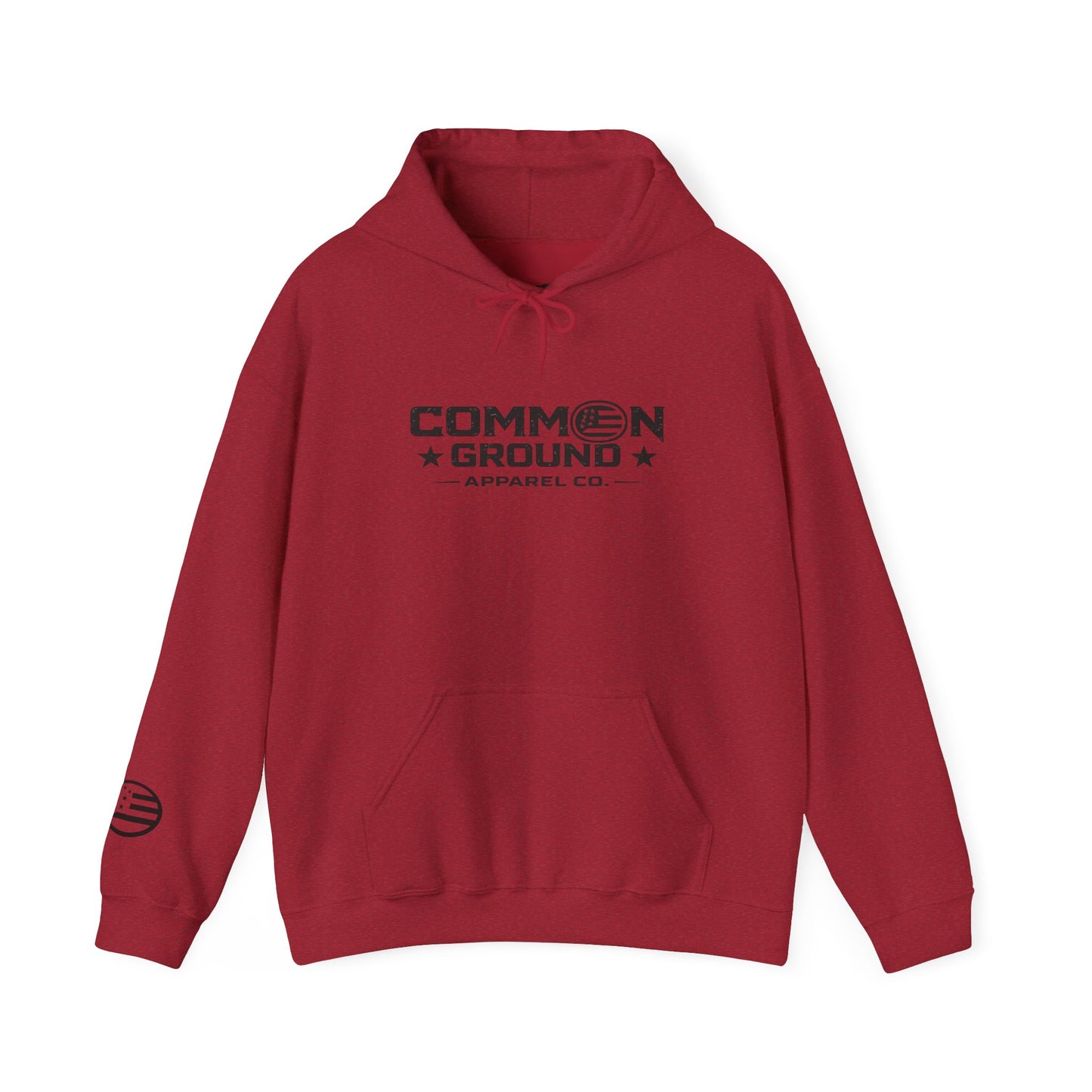 Common Ground Logo Hoodie — Minimal Athletic Streetwear Sweatshirt