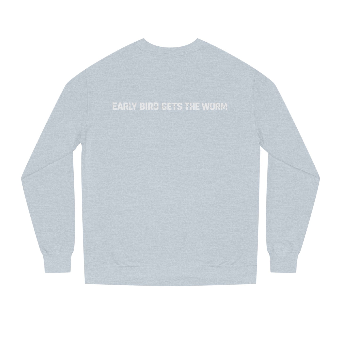 Early Bird Gets The Worm Crewneck Sweatshirt — Tactical Olive Casual Pullover