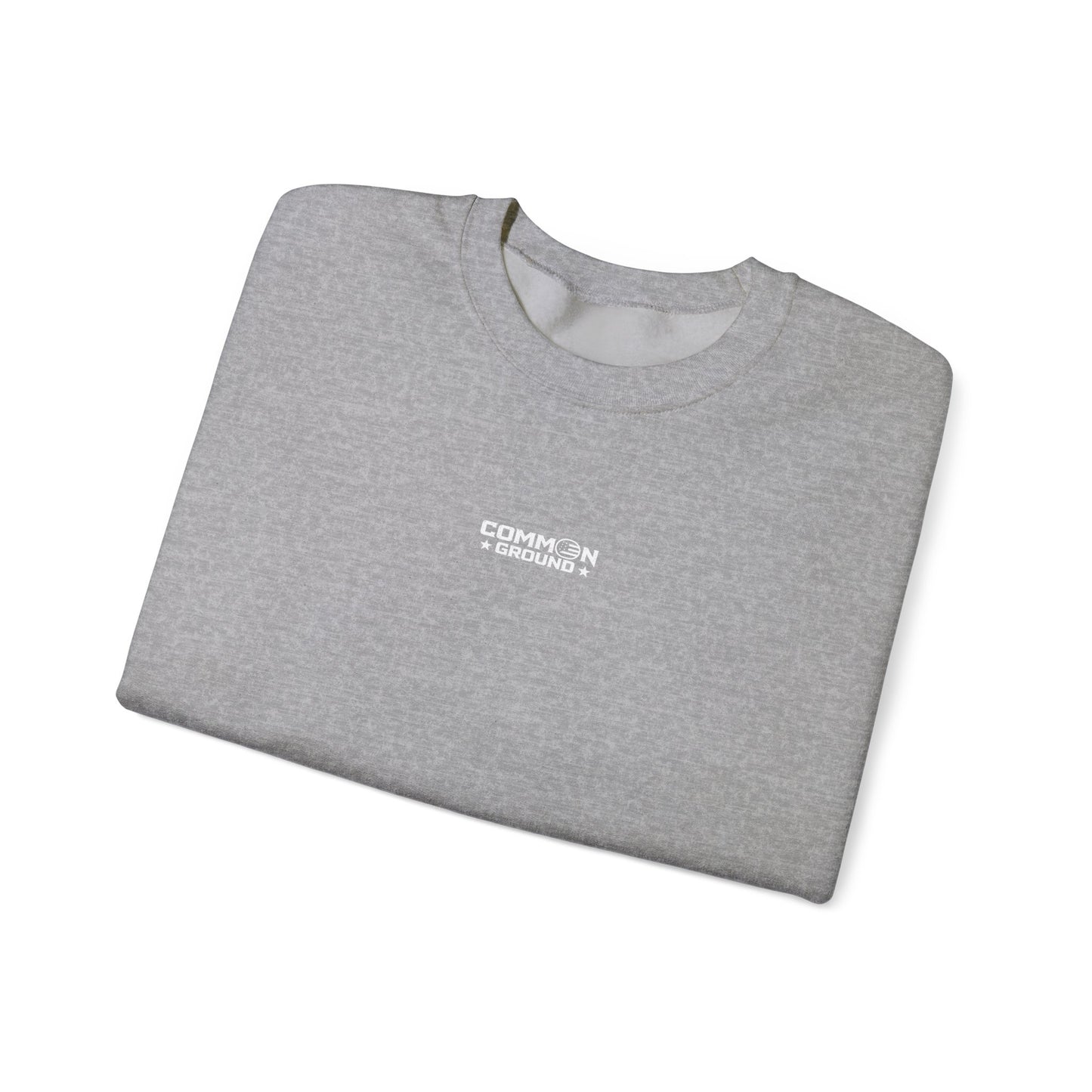 Crewneck Sweatshirt — Minimal 'Common Ground' Logo Casual Pullover
