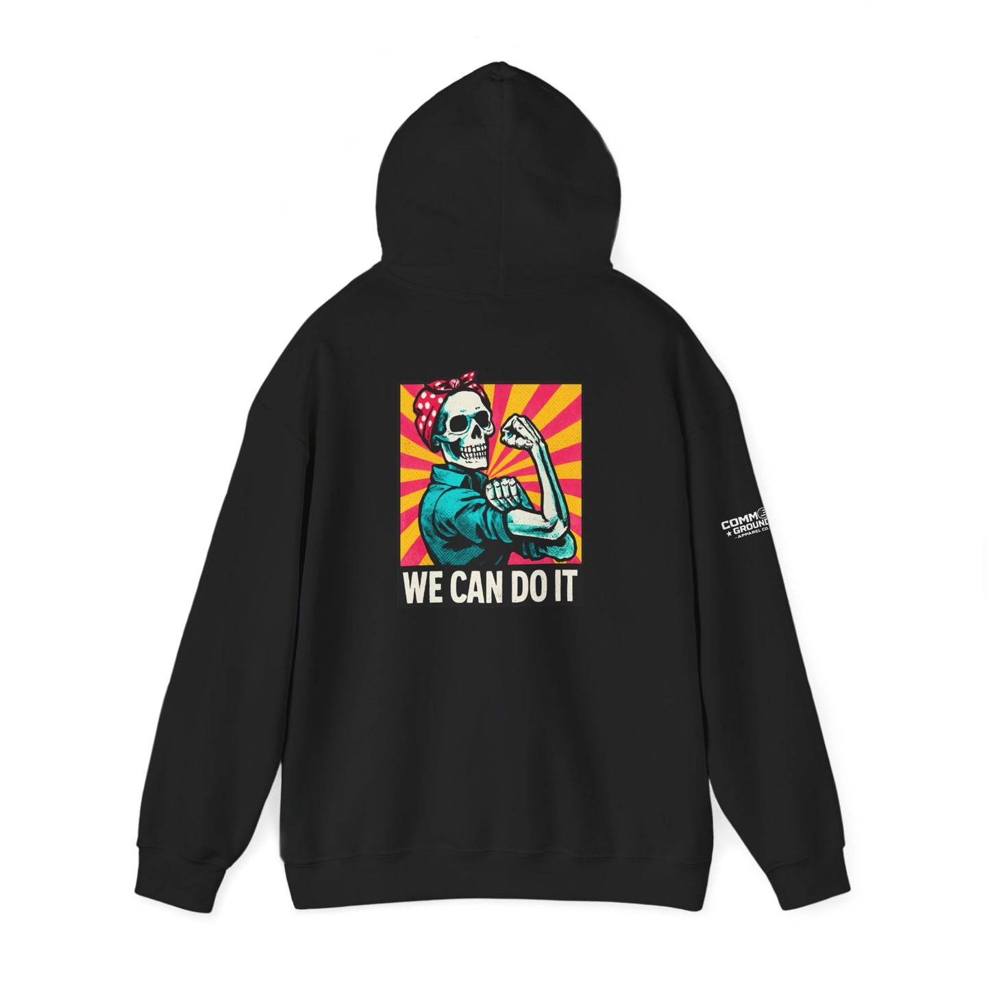 Skull Rosie 'We Can Do It' Hoodie