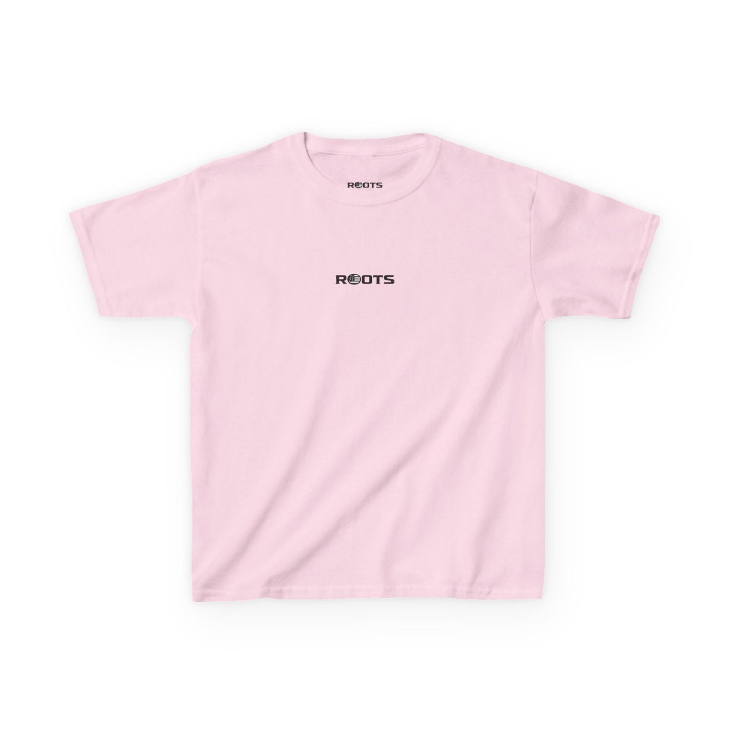 Kids 'ROOTS' Minimalist White Tee — Youth Graphic T‑Shirt