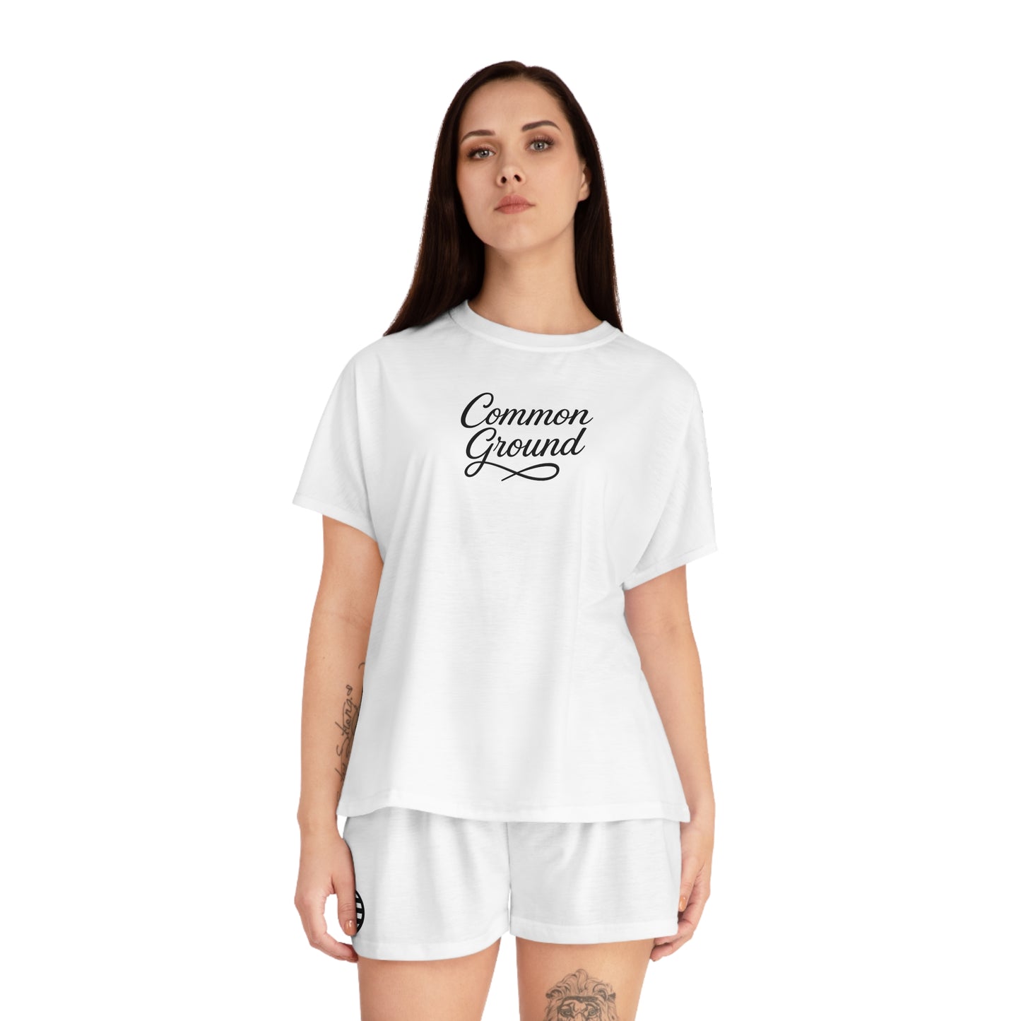 Common Ground Women's Pajama Set - Short Sleeve & Shorts Sleepwear
