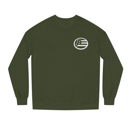 Early Bird Gets The Worm Crewneck Sweatshirt — Tactical Olive Casual Pullover
