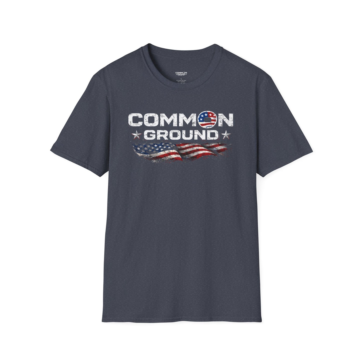 Common Ground T-Shirt — Patriotic American Flag Unity Tee