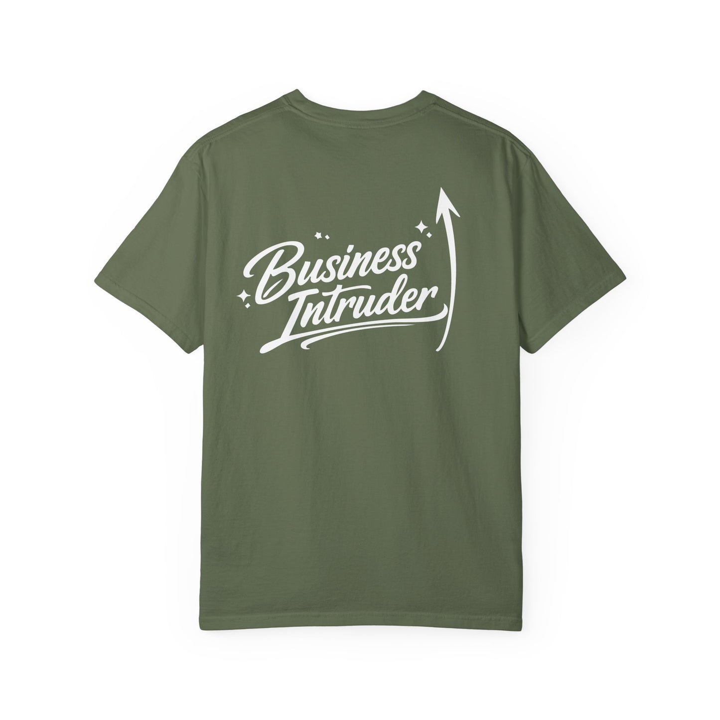 Business Intruder T-Shirt — Retro Script Logo Tee
