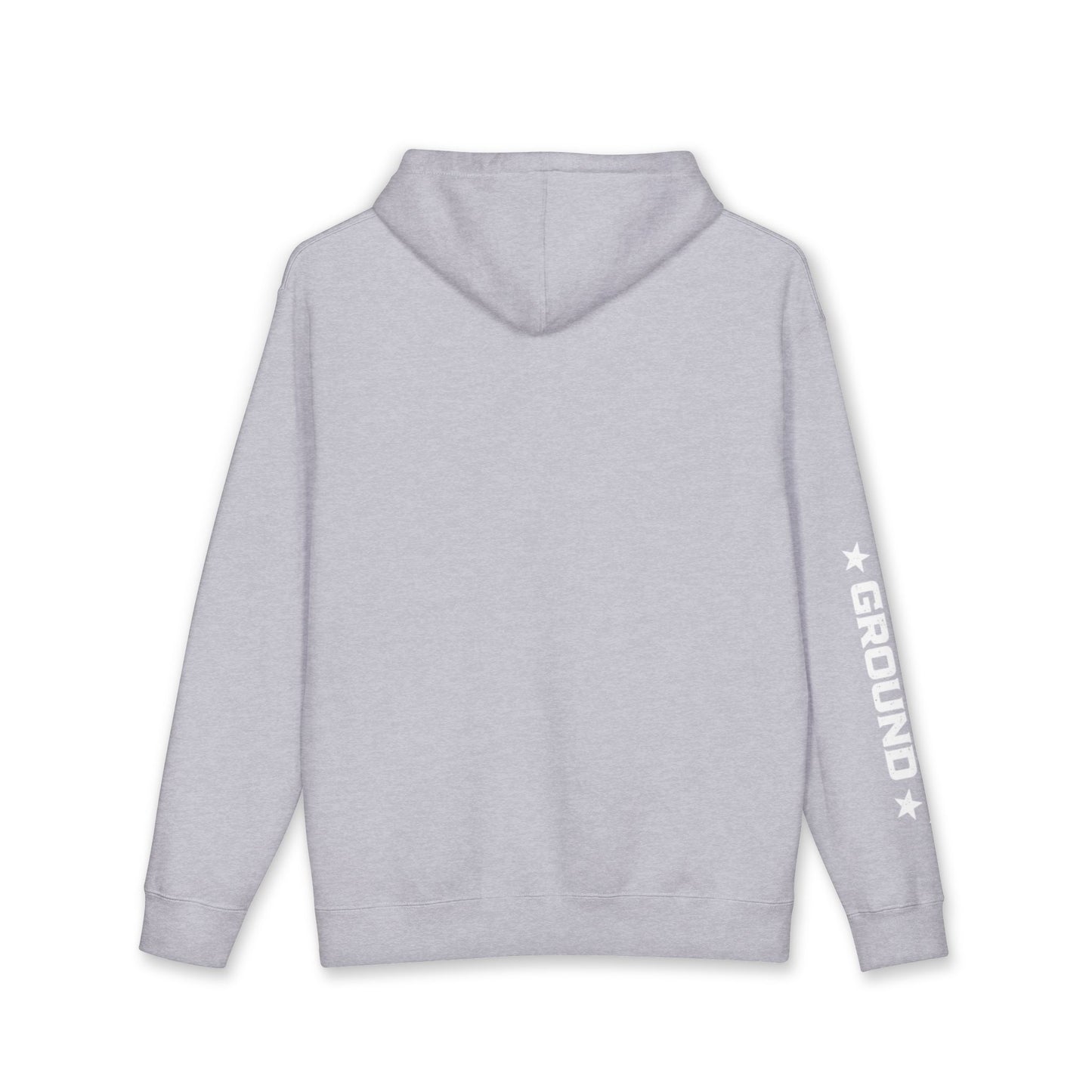 Nobody Cares Hoodie — Minimalist Streetwear Pullover with Sleeve 'Common Ground' Graphic