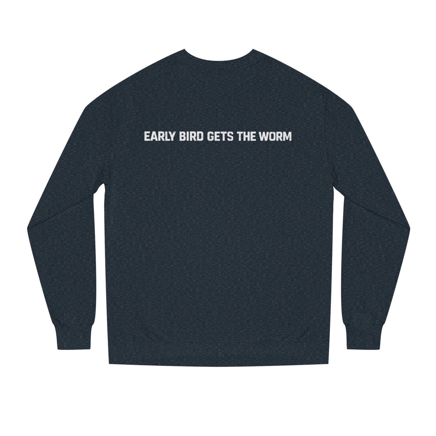 Early Bird Gets The Worm Crewneck Sweatshirt — Tactical Olive Casual Pullover