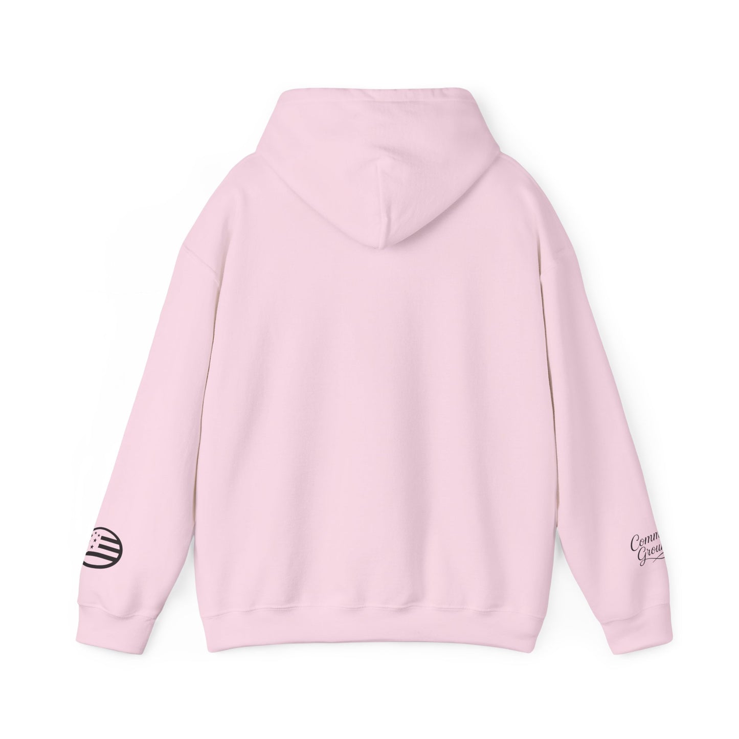 Freedom Logo Hoodie — Minimal Patriotic Graphic Pullover