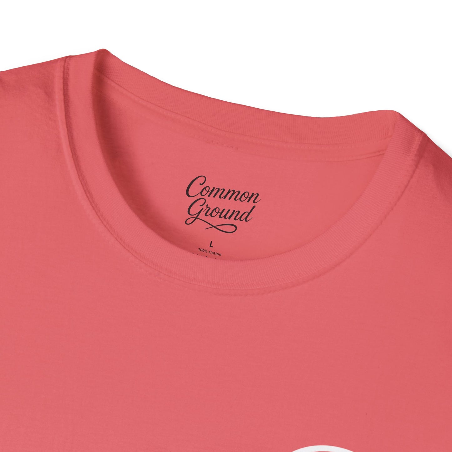 Grace Under Pressure T-Shirt — Minimal American Flag Chest Logo