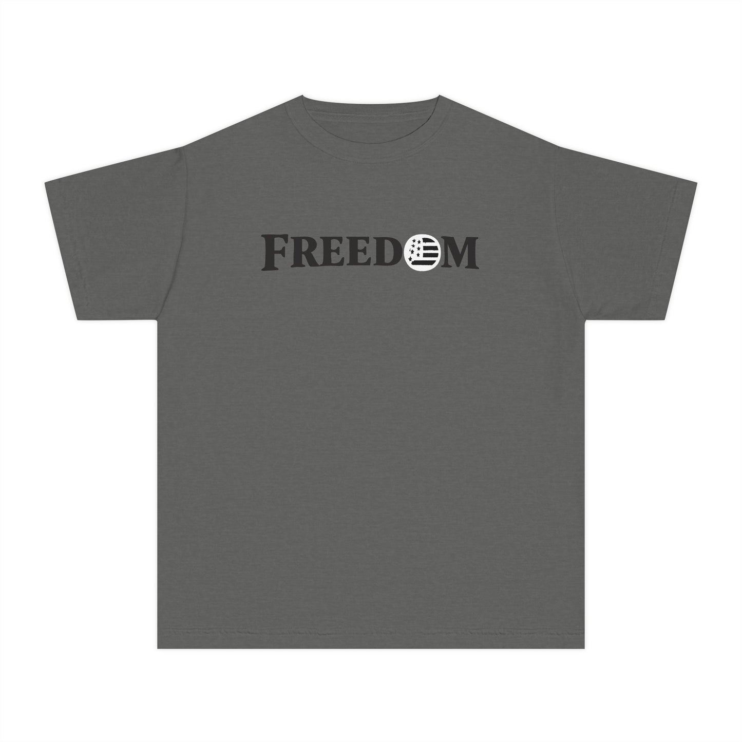 Freedom Youth Tee — Patriotic American Flag Design