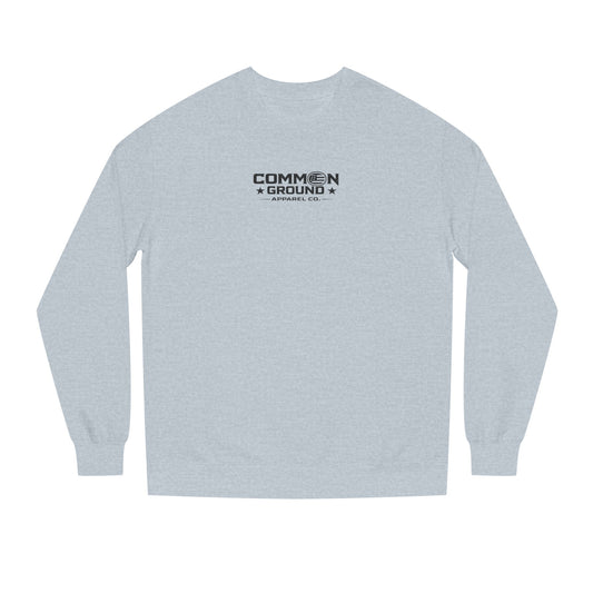 Common Ground Crewneck Sweatshirt — Minimal Logo Pullover