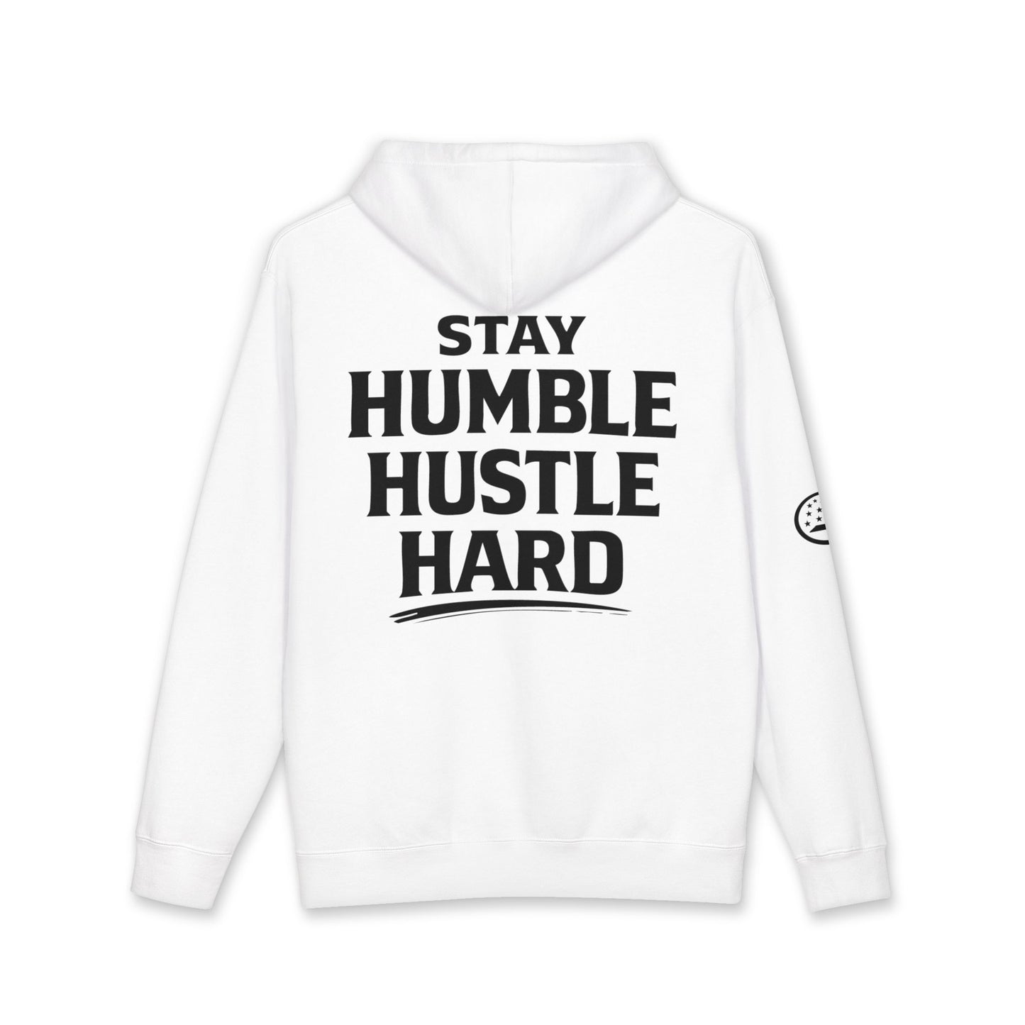 Stay Humble Hustle Hard Hoodie — Motivational Graphic Pullover