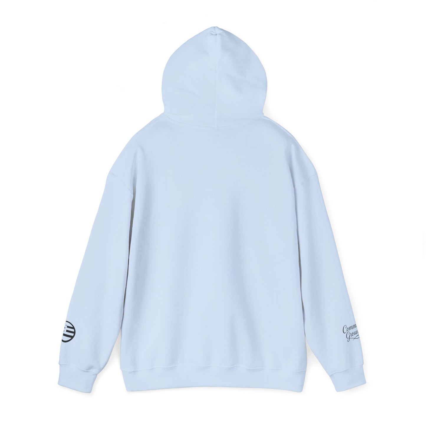 Freedom Logo Hoodie — Minimal Patriotic Graphic Pullover