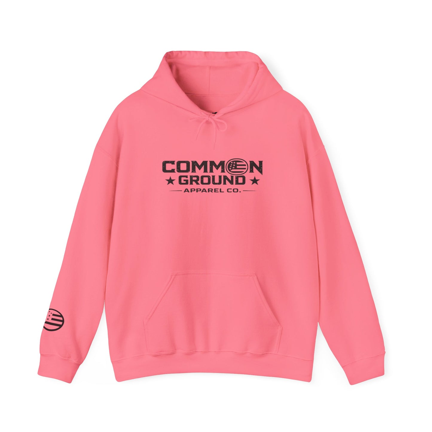 Common Ground Logo Hoodie — Minimal Athletic Streetwear Sweatshirt