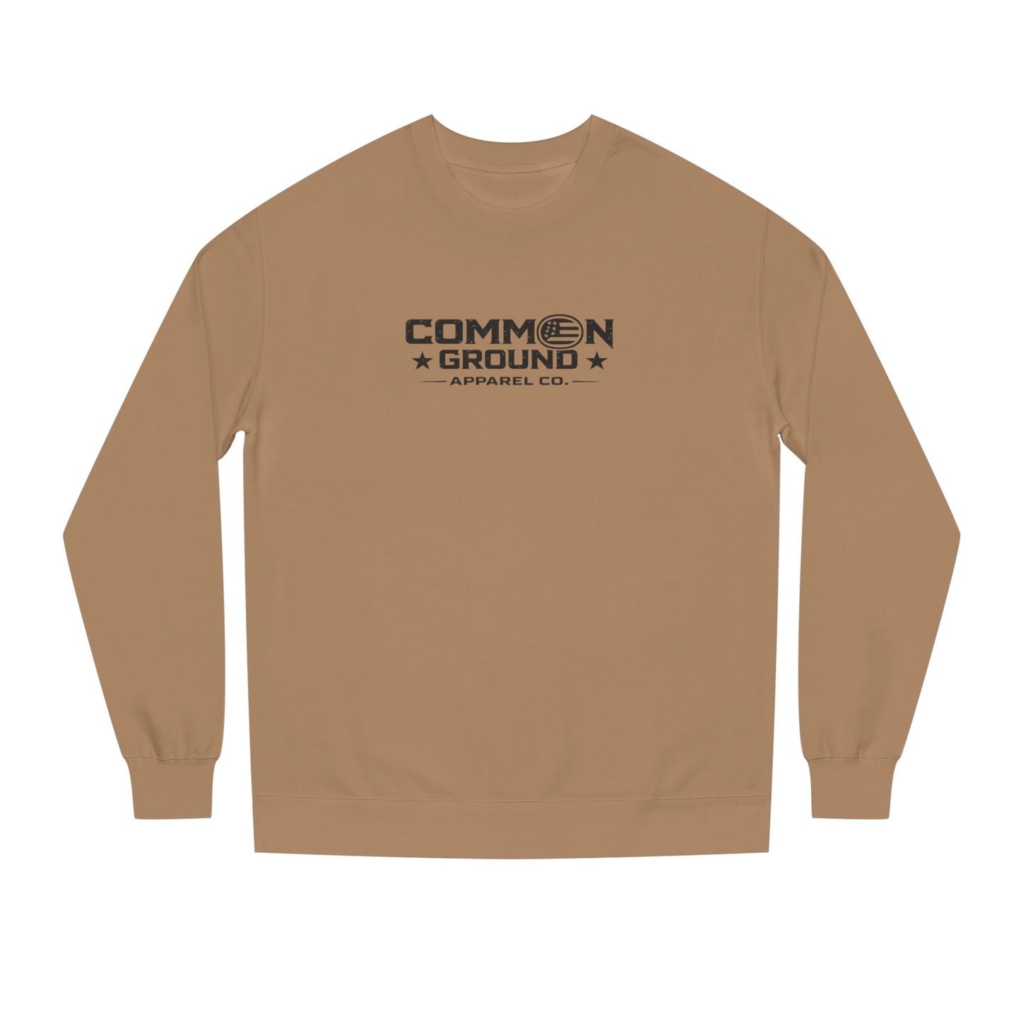 Common Ground Crewneck Sweatshirt – Minimal Logo Pullover