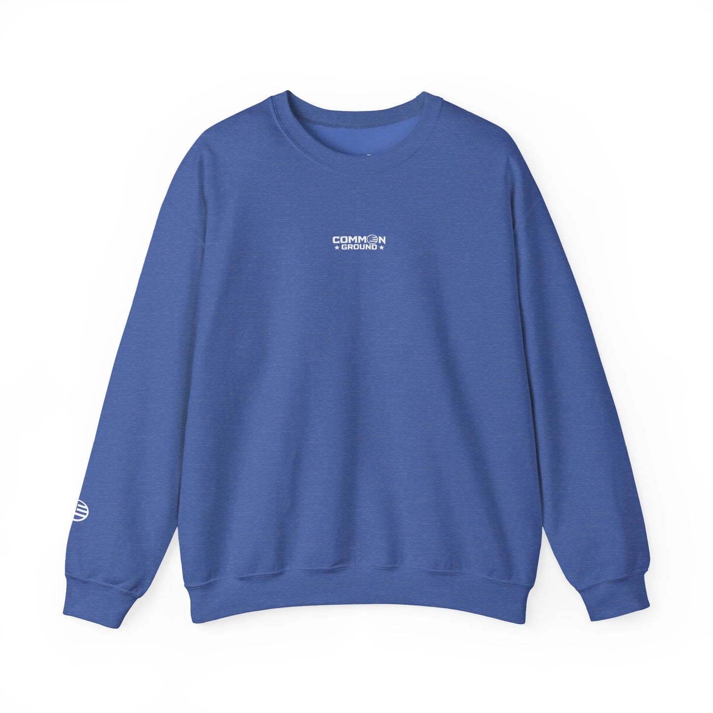 Crewneck Sweatshirt — Minimal 'Common Ground' Logo Casual Pullover
