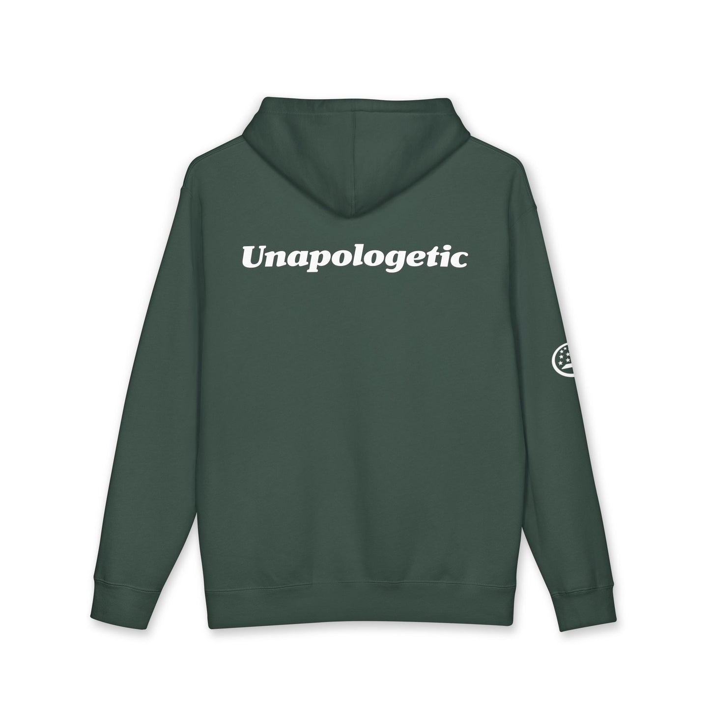 Unapologetic Hoodie — Bold Script Pullover Hoodie