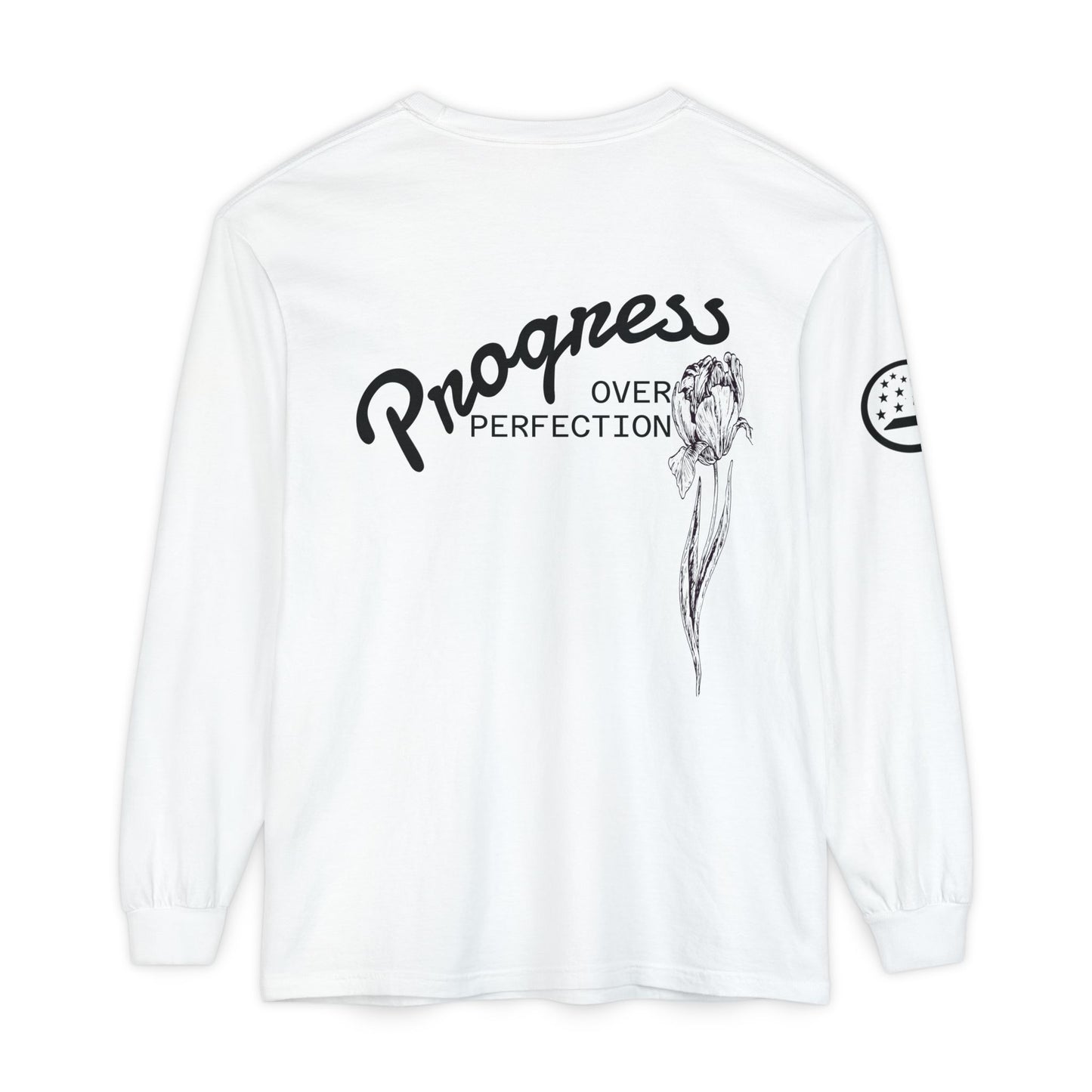 Progress Over Perfection Long Sleeve T‑Shirt