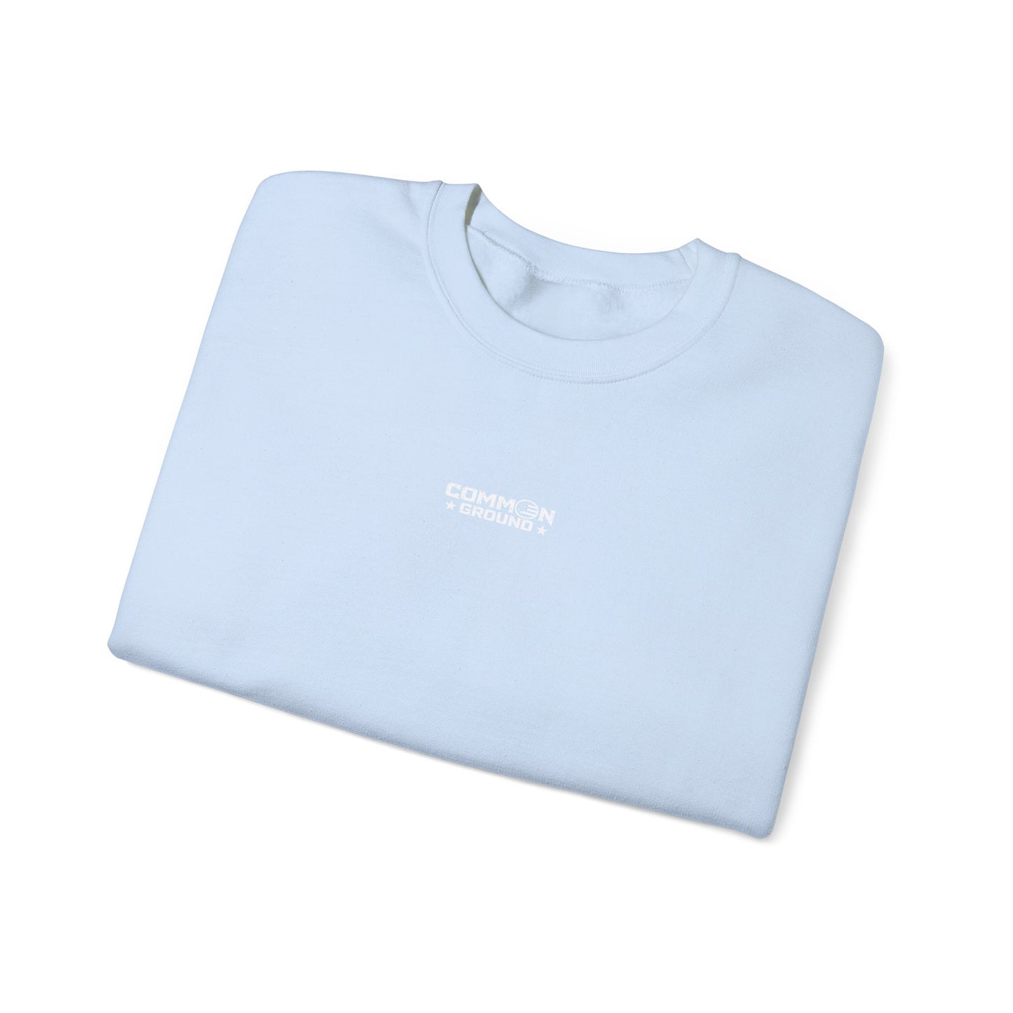 Crewneck Sweatshirt — Minimal 'Common Ground' Logo Casual Pullover
